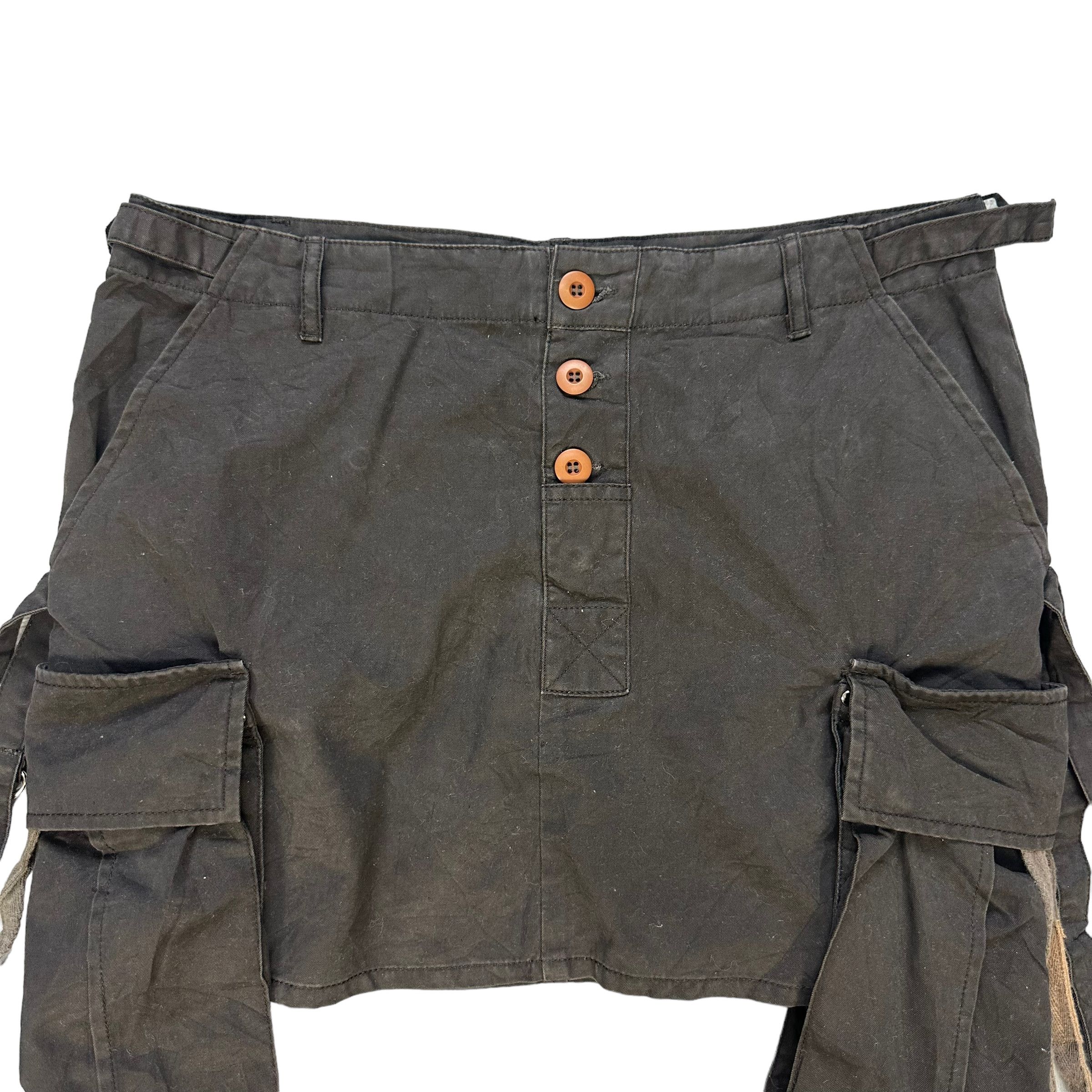 Japanese Brand BONDAGE🔥 BLUES HEROES ARMY URBAN ASSAULT SKIRT #7725-167 Size 32" / US 10 / IT 46 - 2 Thumbnail