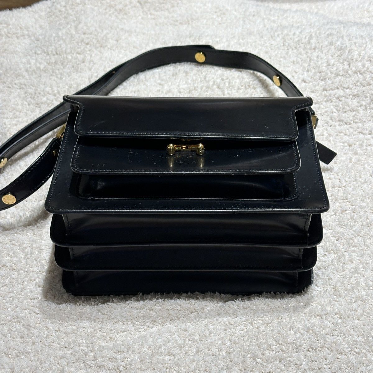 Marni Marni Truck Should Bag - Black Smooth Leather Size ONE SIZE - 5 Thumbnail