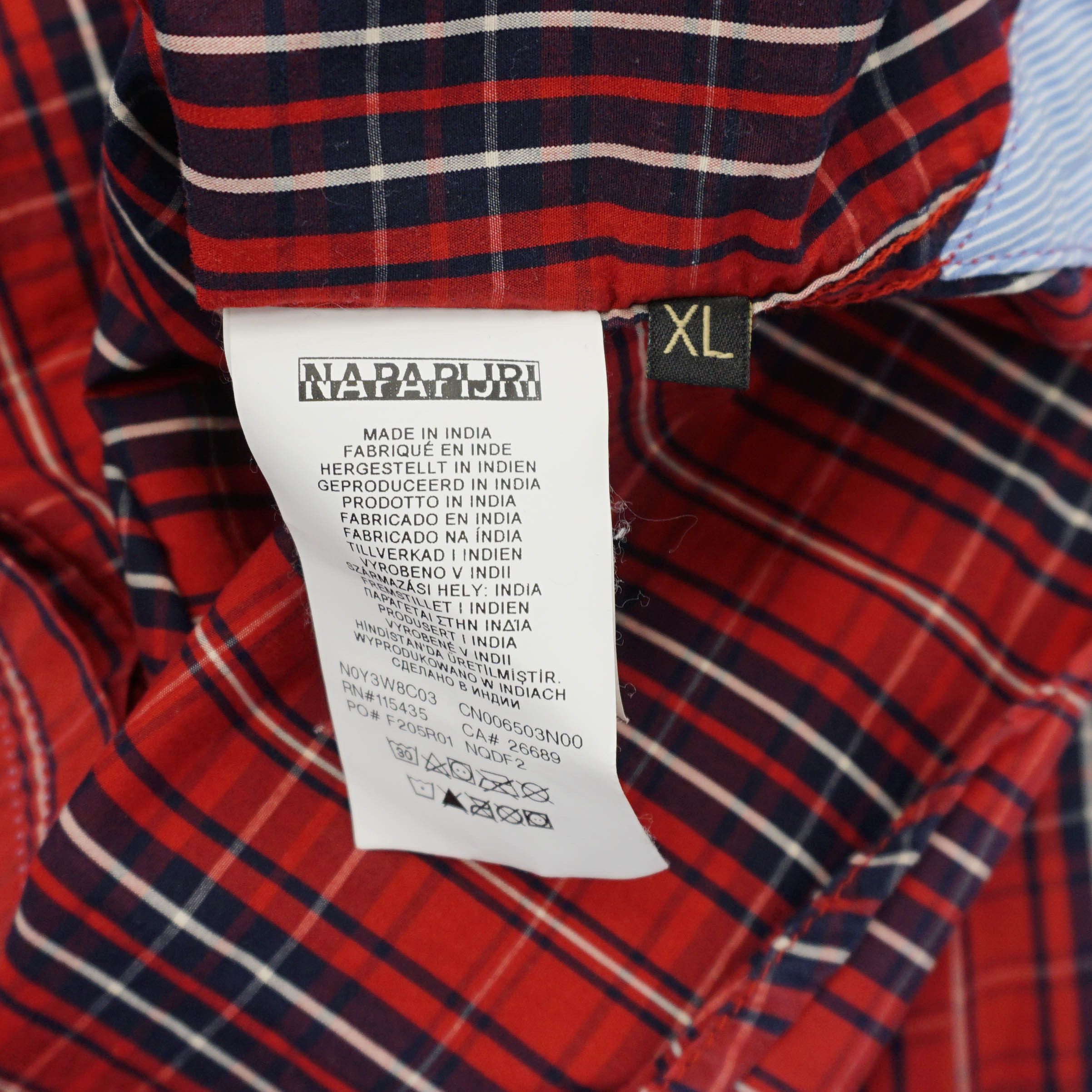 Napapijri Checkered L/S Shirt Size US XL / EU 56 / 4 - 3 Thumbnail
