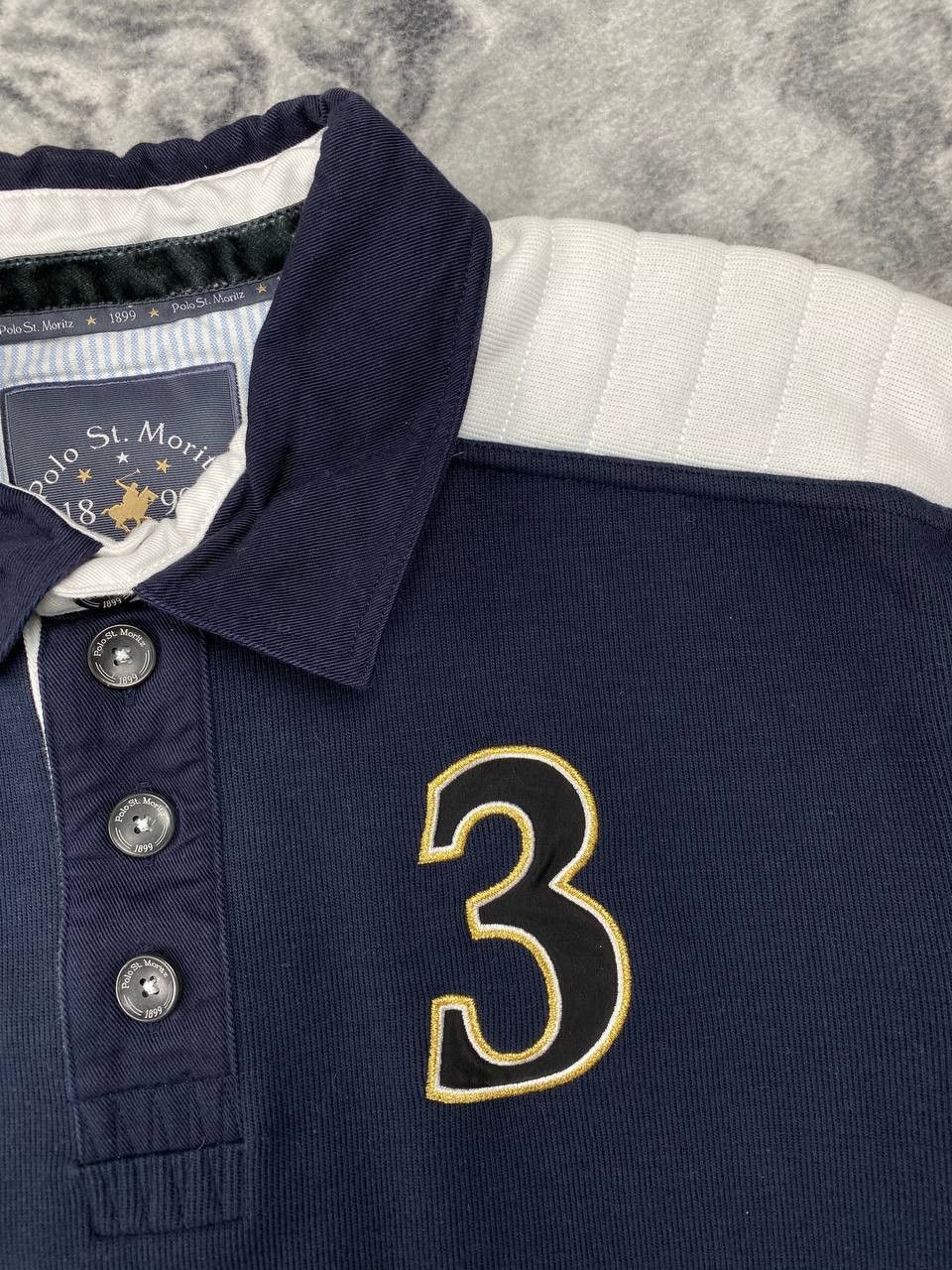 Vintage Polo Club St Moritz Switzerland Rugby Sweatshirt Big Logo Size US XL / EU 56 / 4 - 5 Thumbnail