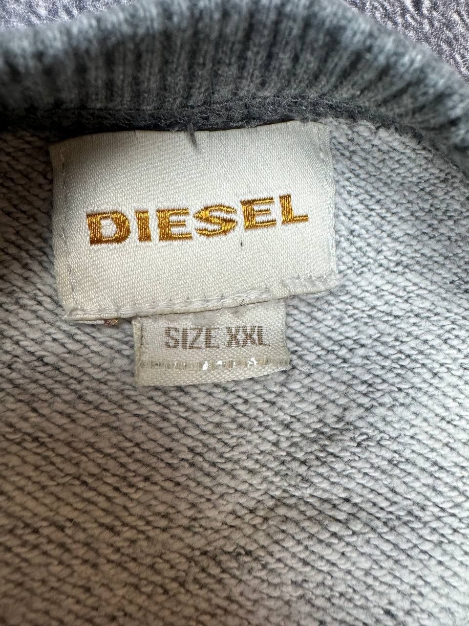 Diesel Diesel Vintage Sweatshirt Y2K Gray Avant Garde Size US XXL / EU 58 / 5 - 6 Thumbnail