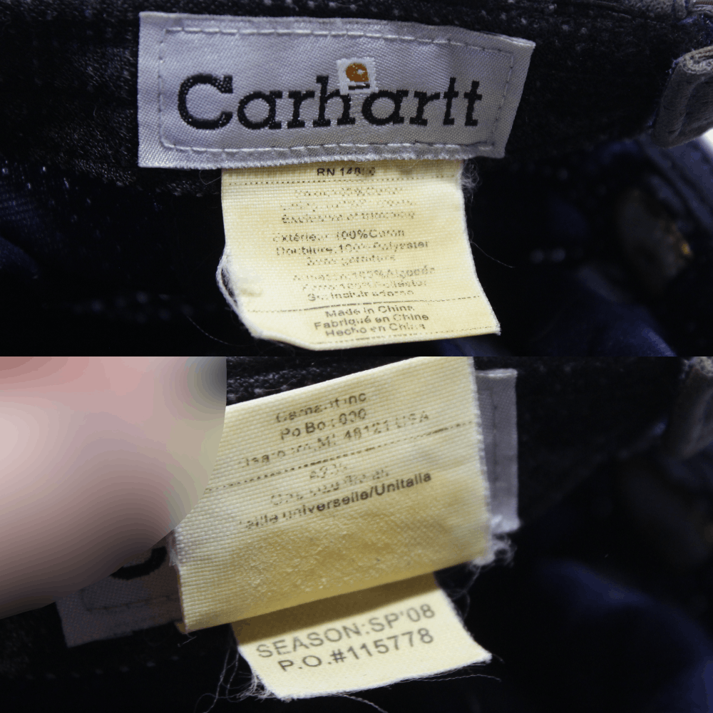 Carhartt 00S Logo Distressed Cap Size ONE SIZE - 9 Thumbnail