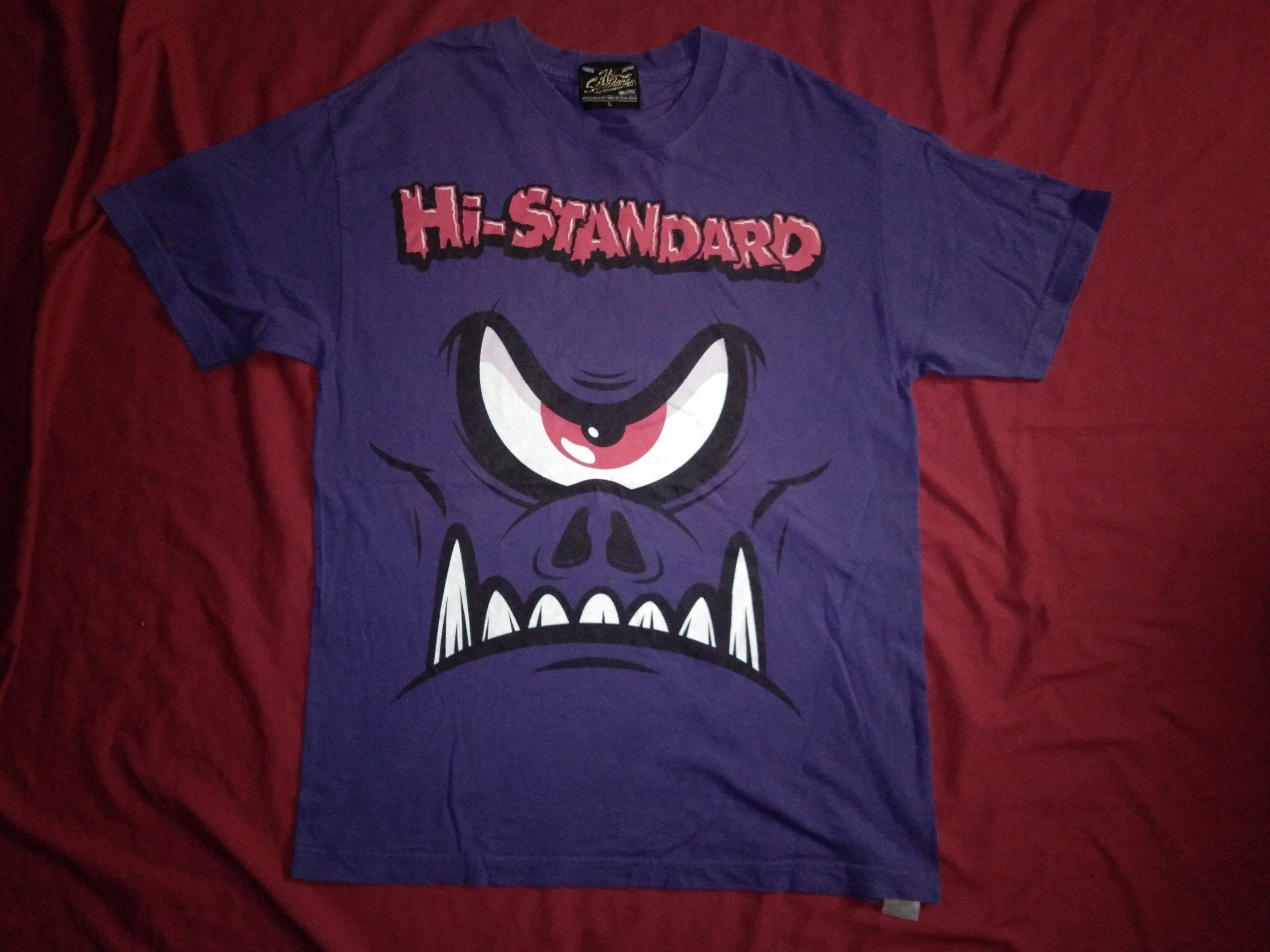 Japanese Brand HIGH-STANDARD 💣💥 Pizza of Death Japan Band Tshirt Size US L / EU 52-54 / 3 - 1 Thumbnail