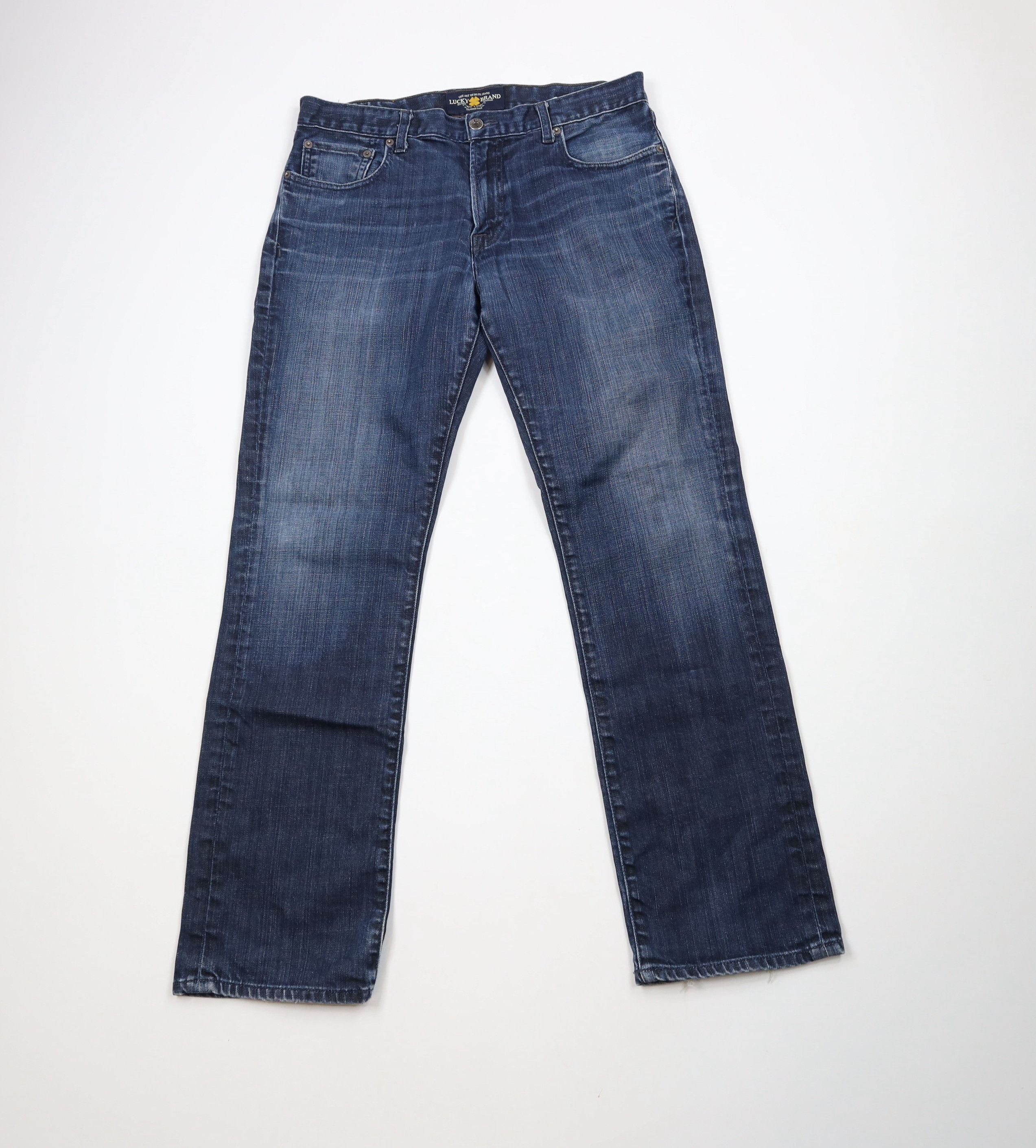 Lucky Brand × Vintage Vintage Y2K Lucky Brand Original Straight Leg Denim Jeans Size US 33 - 1 Thumbnail
