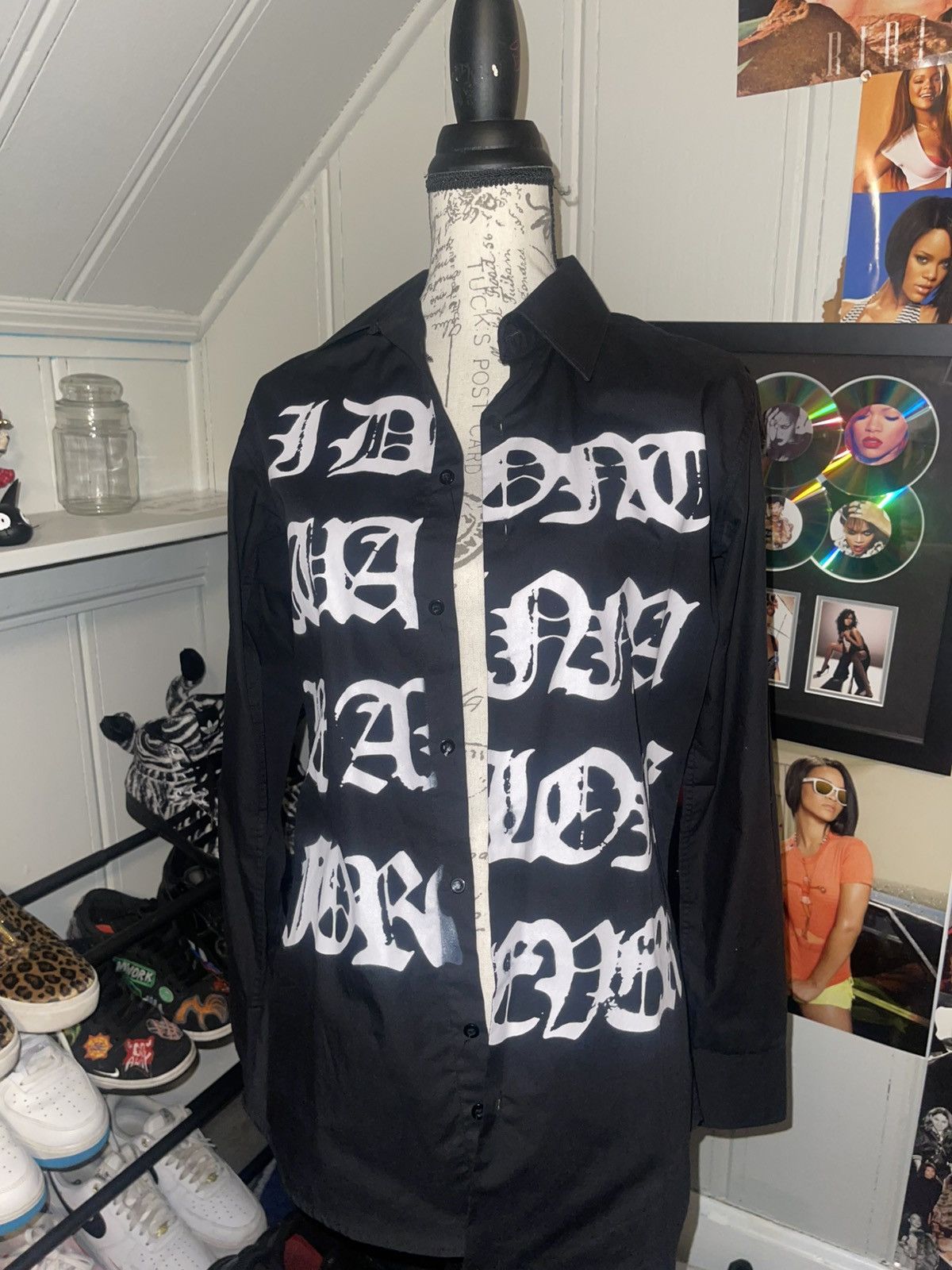 Destroy Lonely Old destroy lonely alone forever button up Size US S / EU 44-46 / 1 - 1 Thumbnail