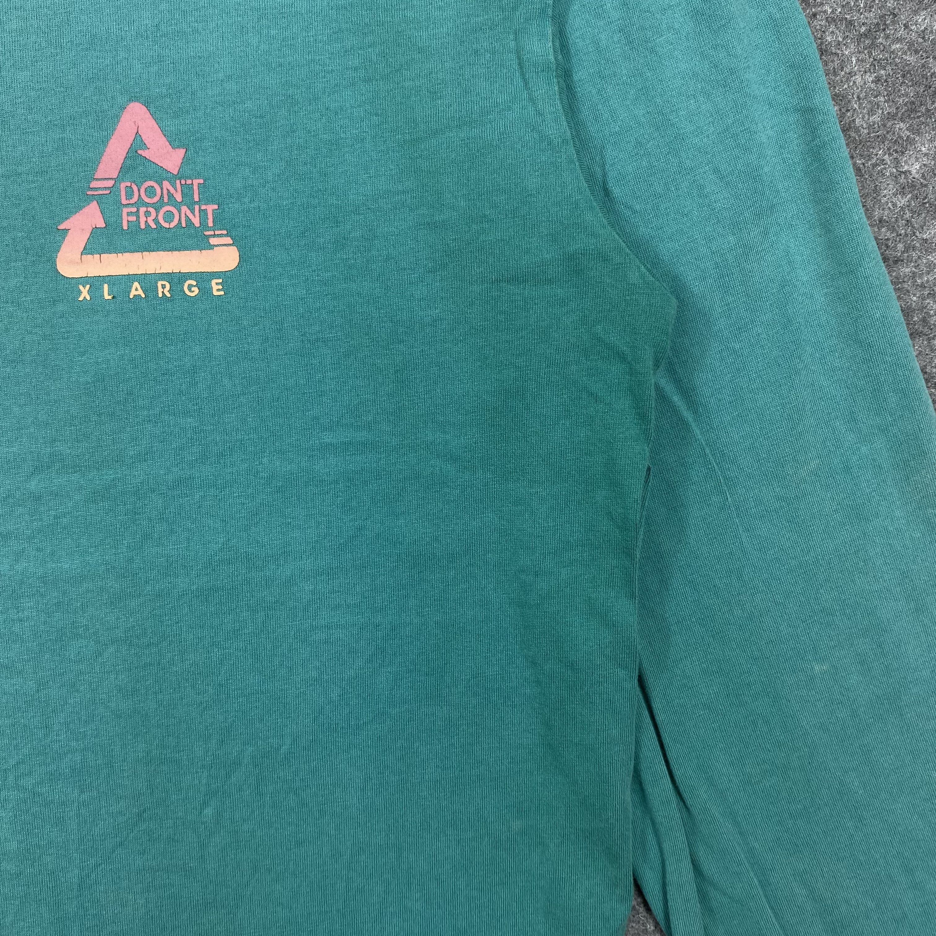 X-LARGE Vintage XLARGE DONT FRONT Distressed tshirt-N029 Size US L / EU 52-54 / 3 - 9 Thumbnail