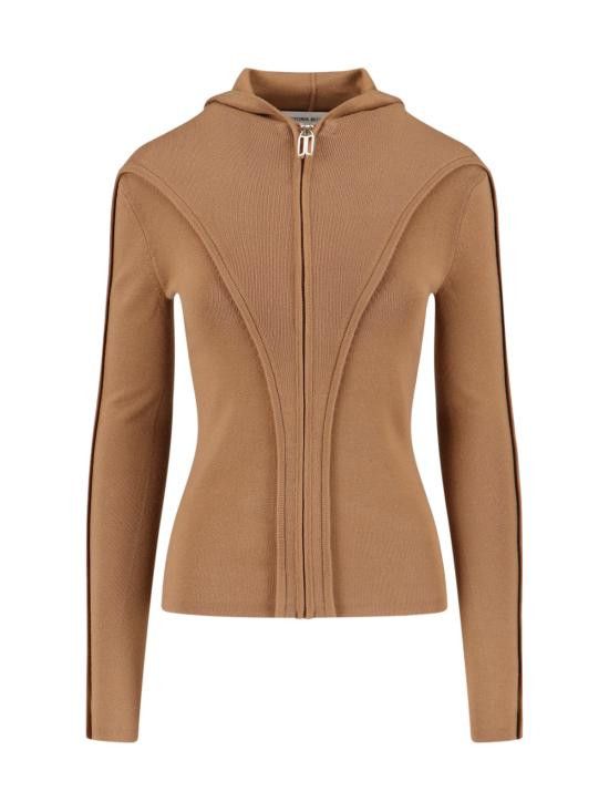 Victoria Beckham VICTORIA BECKHAM Women Hoodies 1325KTP006406A CAMEL Brown Size S / US 4 / IT 40 - 1 Thumbnail