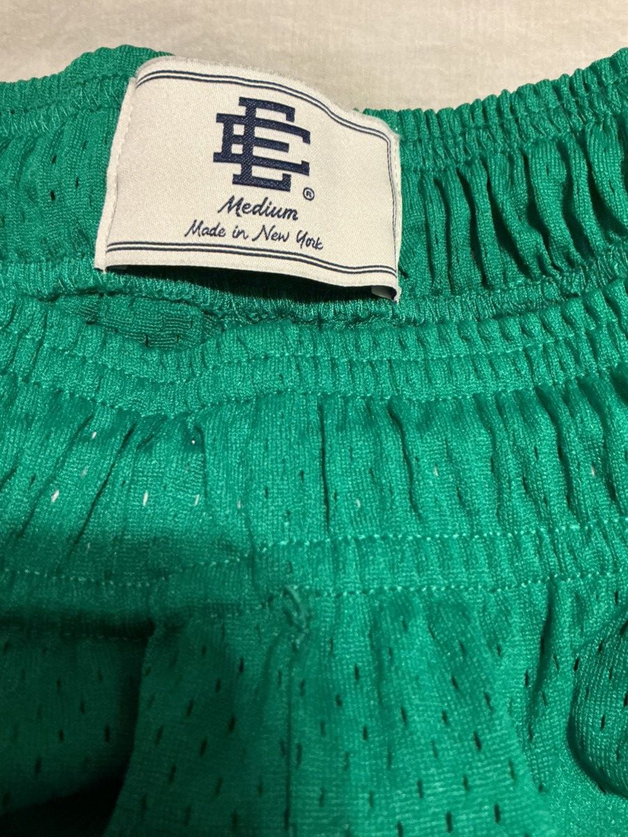 Eric Emanuel Eric Emanual Green with Blue EE mesh shorts size medium Size US 32 / EU 48 - 3 Thumbnail