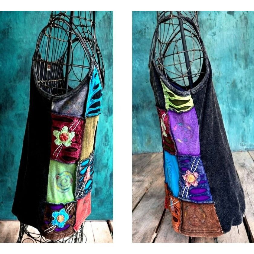 Vintage Vintage Rising International Sleeveless Top Large Distressed Size L / US 10 / IT 46 - 7 Thumbnail