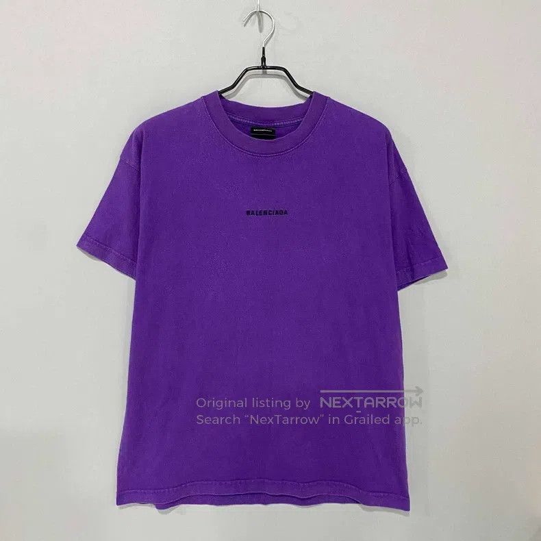 Balenciaga Letter embroidery logo short-sleeve