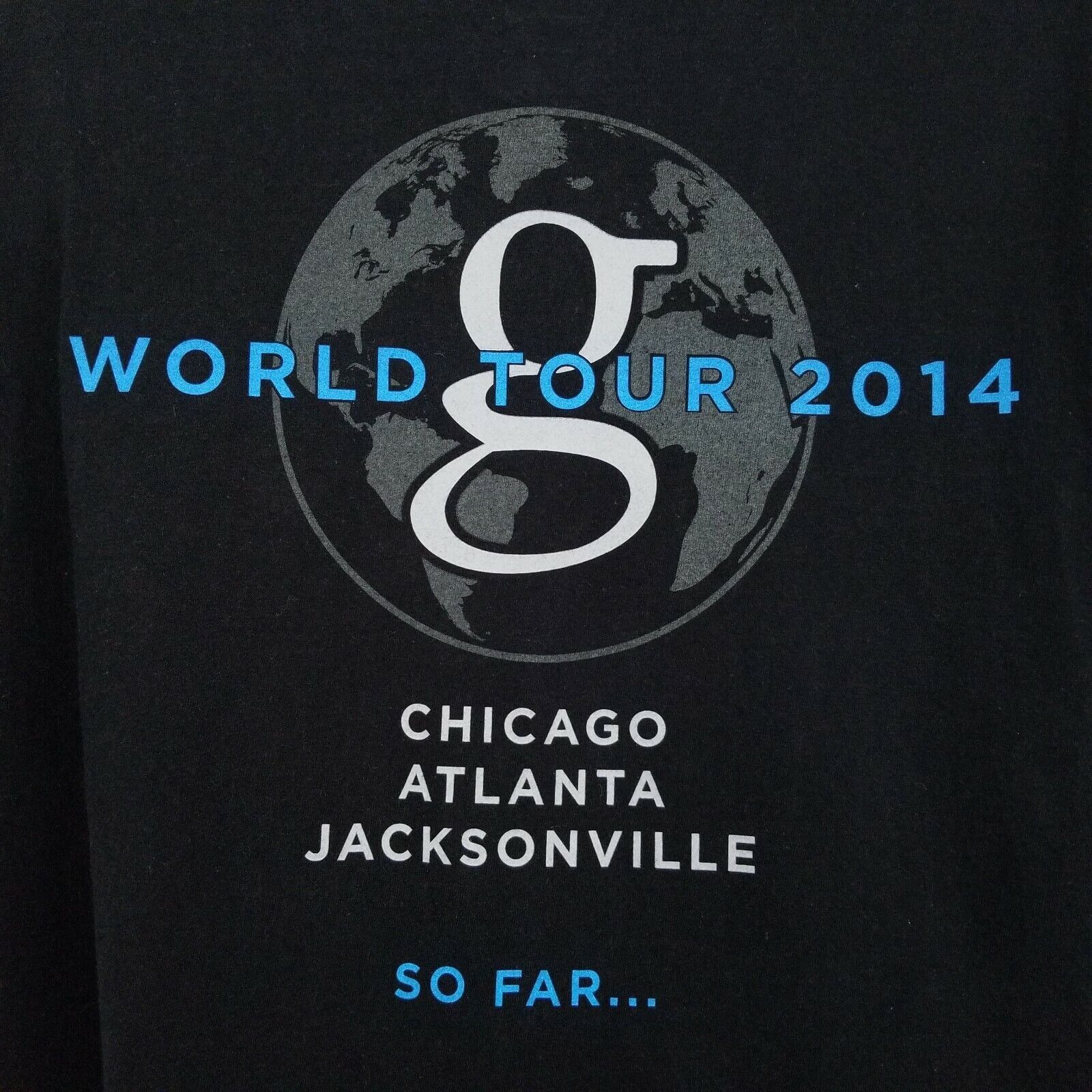 Hanes Garth Brooks World Tour 2014 T Shirt Mens XL Chicago Atlanta Size US XL / EU 56 / 4 - 6 Thumbnail