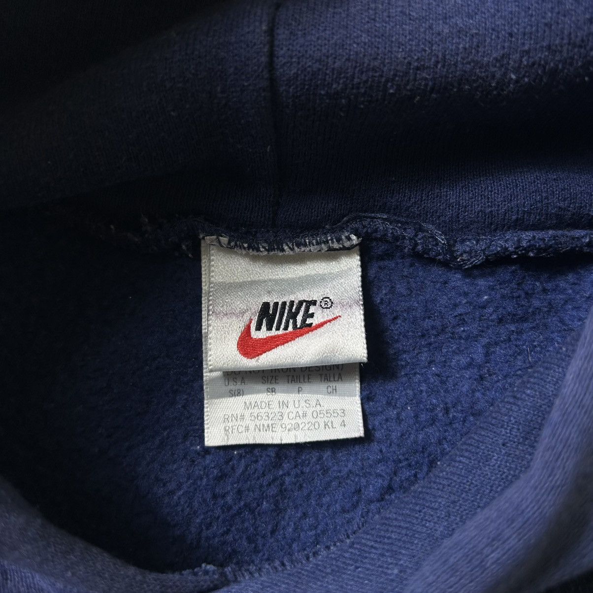 Nike Vintage 90s Nike Big Logo Hoodie Size S / US 4 / IT 40 - 8 Thumbnail