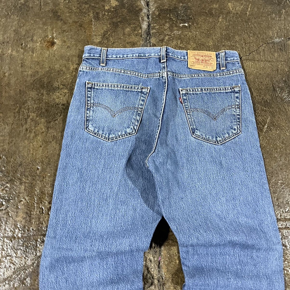 Levi's × Vintage Crazy Vintage 90s Levi's 505 Jeans Essential Skater Style Size US 36 / EU 52 - 4 Thumbnail