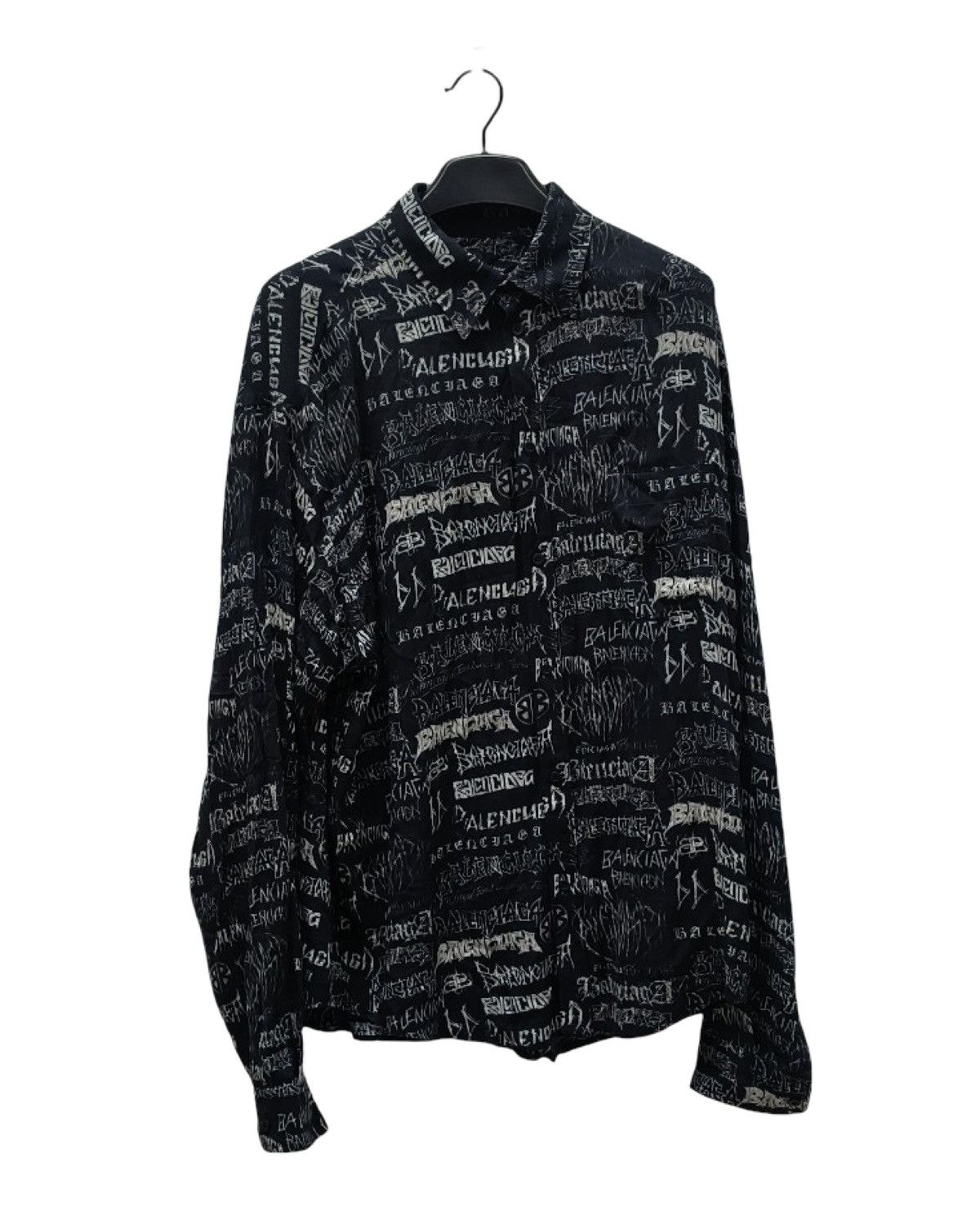 Balenciaga Balenciaga DIY Metal Logo Print Shirt Size US M / EU 48-50 / 2 - 1 Thumbnail