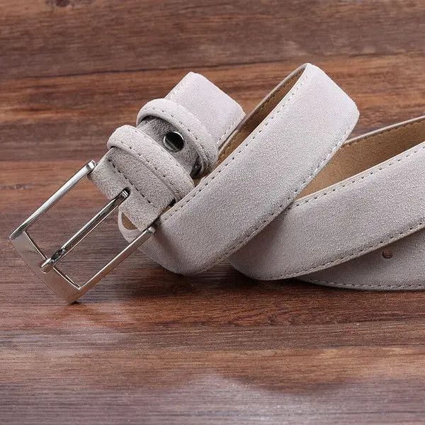 Japanese Brand × Vintage Classic Genuine Leather Belt Cow Leather Size ONE SIZE - 3 Thumbnail