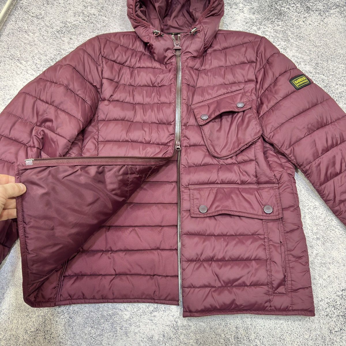 Barbour Barbour International Ouston Hooded Jacket L size Size US L / EU 52-54 / 3 - 7 Thumbnail
