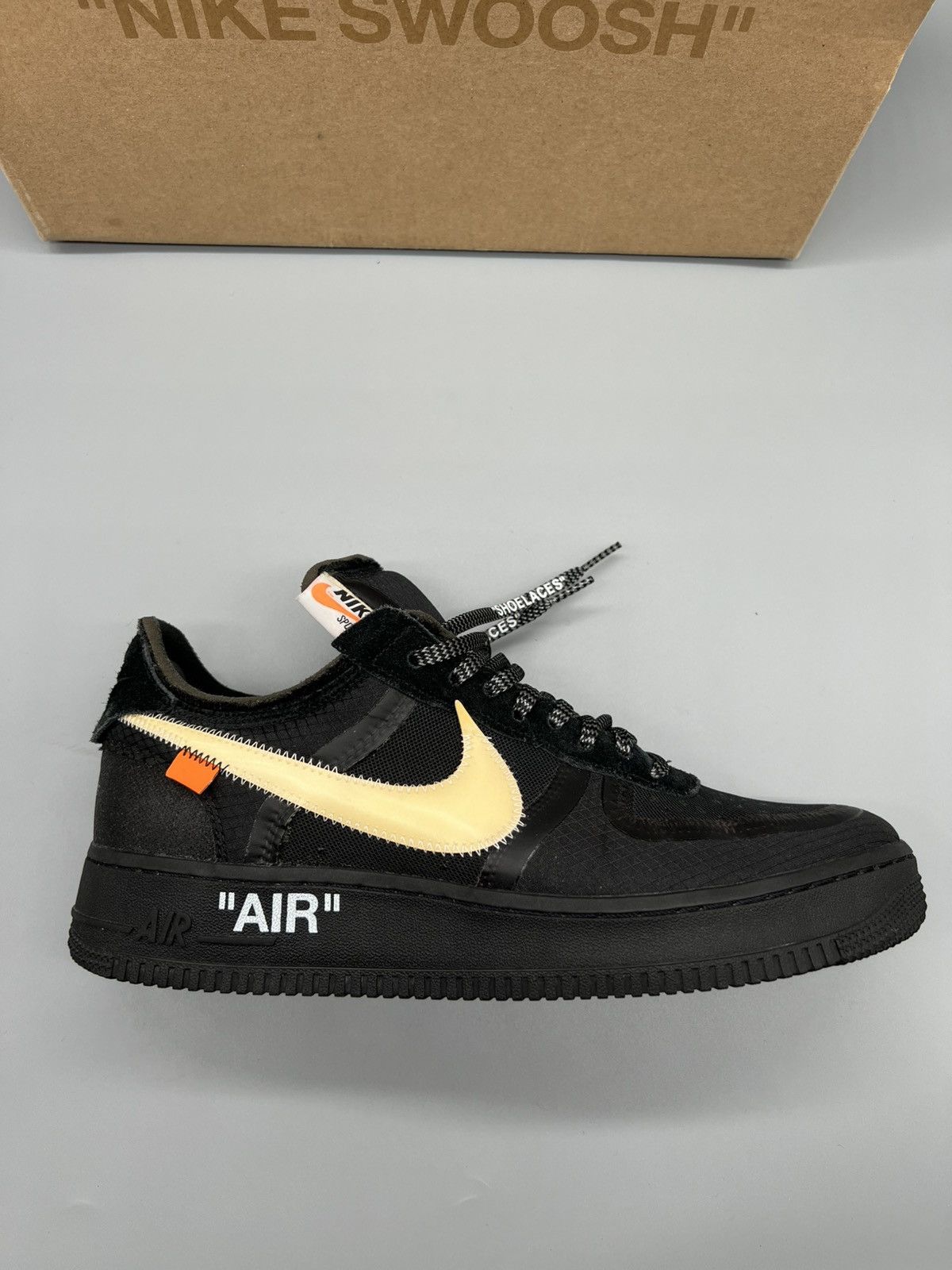 Nike × Off-White Nike x Off-White Air Force 1 Black Size US 9.5 / EU 42-43 - 15 Thumbnail