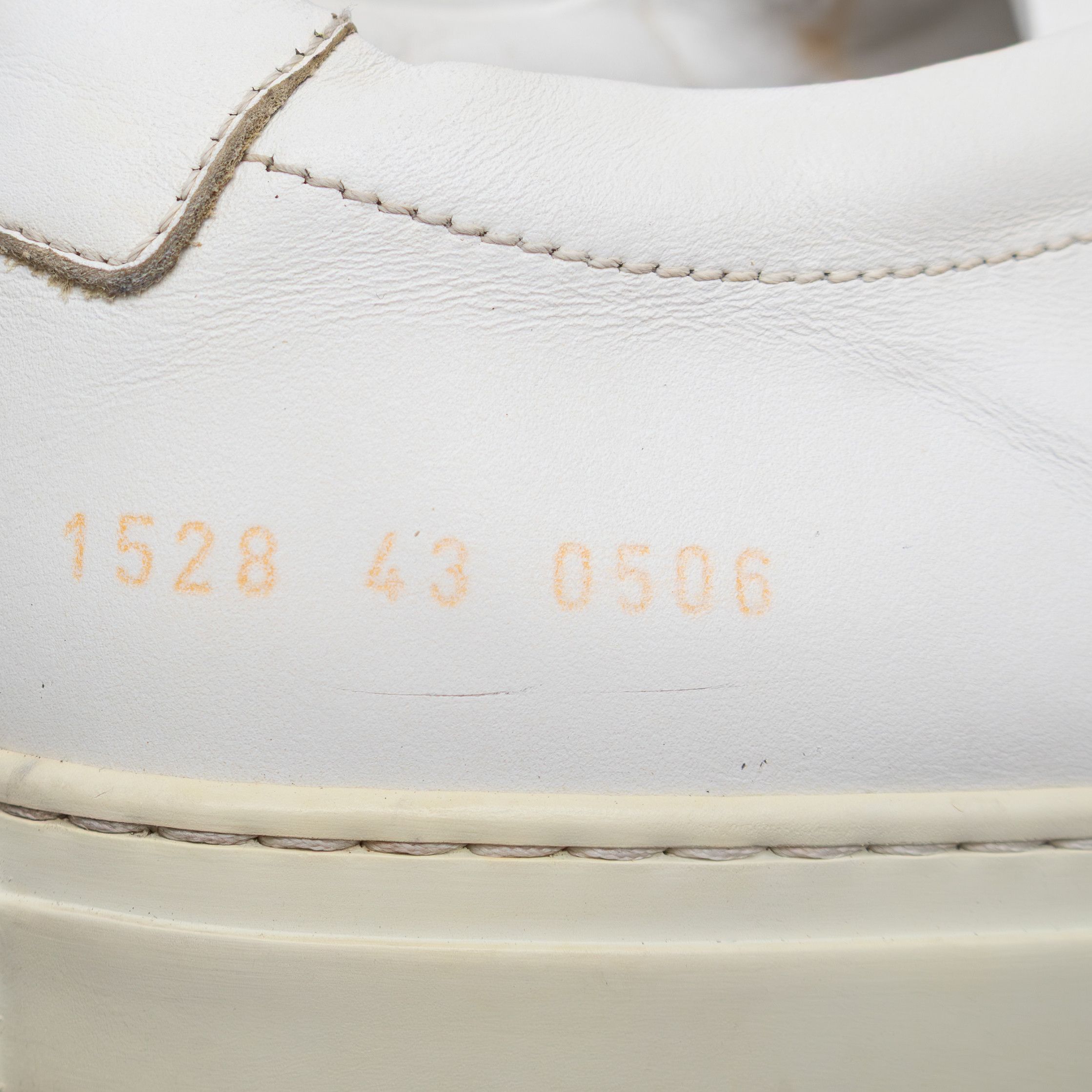 Common Projects Common Projects Low White Leather Sneakers EU 43 / US 10 Size US 10 / EU 43 - 14 Thumbnail