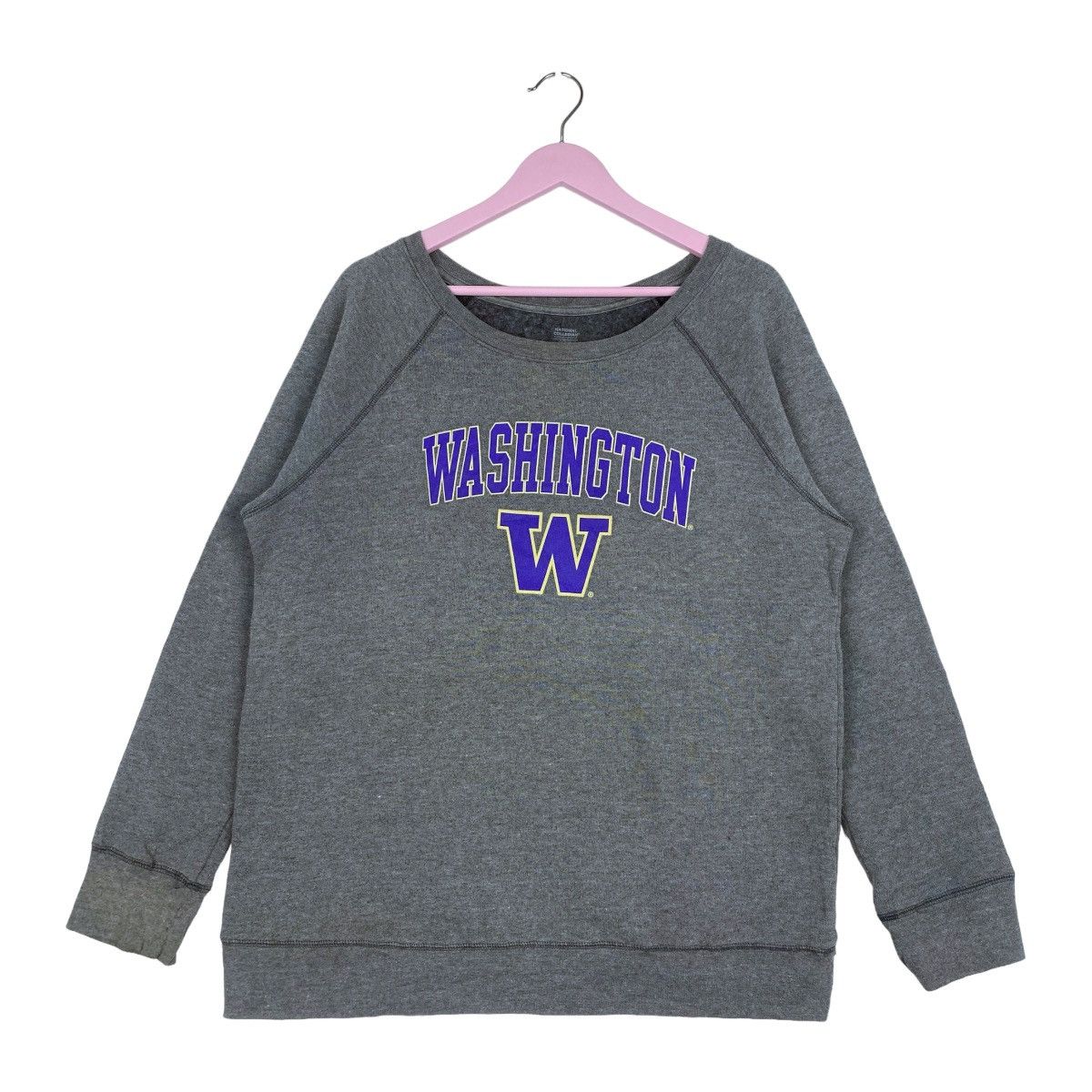 Designer × Vintage Washington Sweatshirt Crewneck Pullover Jumper Size US M / EU 48-50 / 2 - 1 Thumbnail