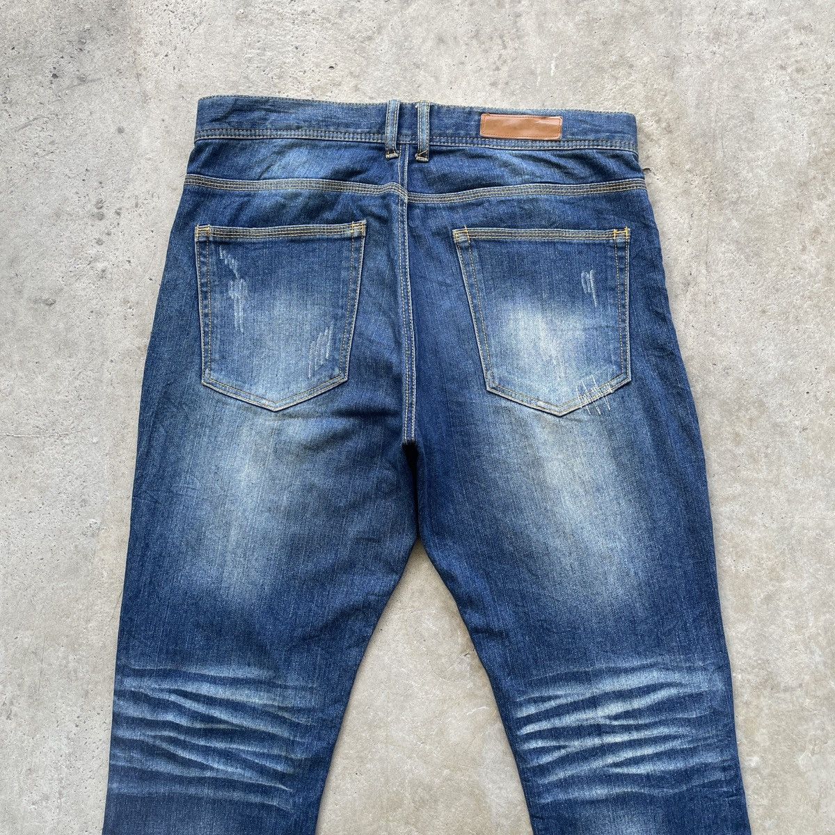 Japanese Brand Vintage Japanese Distressed Jeans Faded Denim Pants W34 Size US 34 / EU 50 - 8 Thumbnail