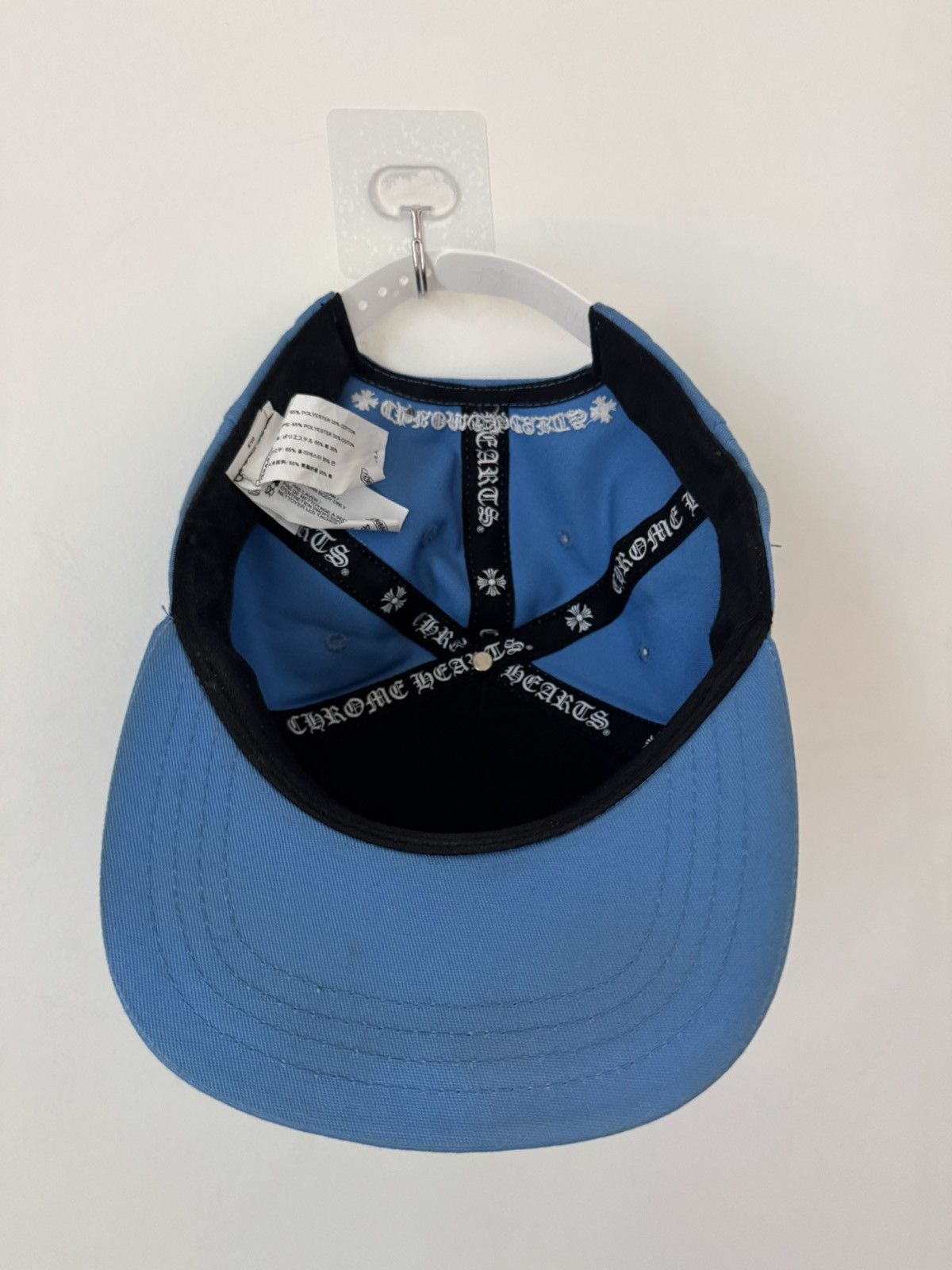 Chrome Hearts Chrome Hearts Baby Blue Cap – Authentic CH Logo Hat Size ONE SIZE - 4 Thumbnail