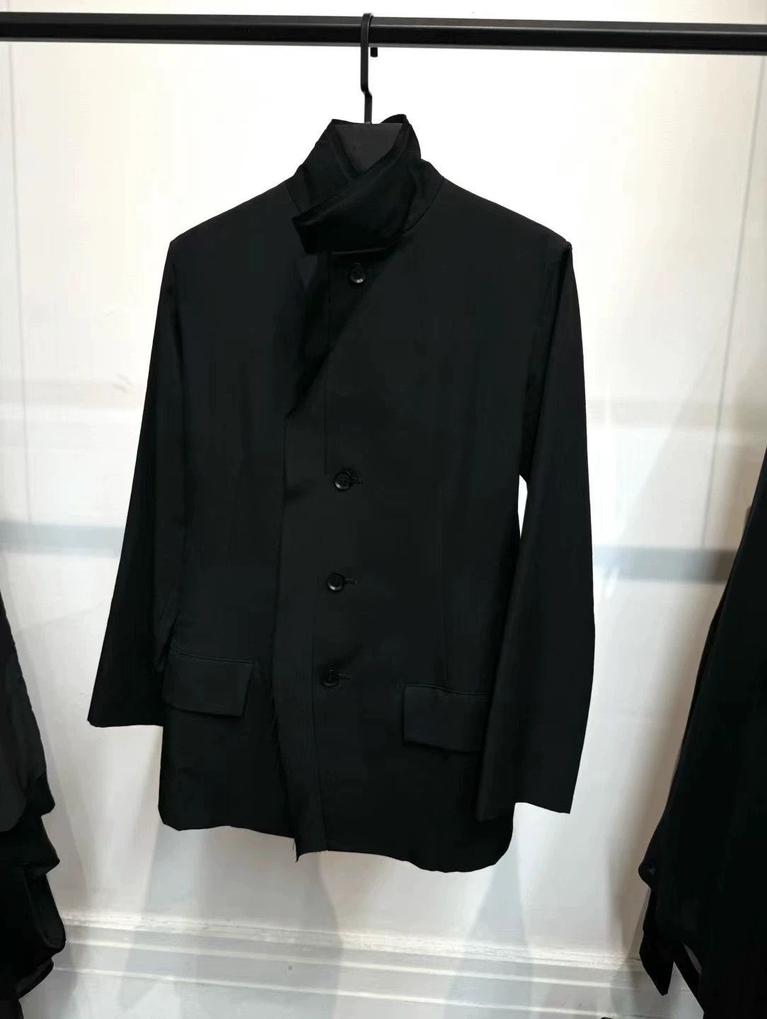 Yohji Yamamoto Yohji Yamamoto 2015 AW Stand Collar Wool Blazer Size 1 Size S / US 4 / IT 40 - 2 Thumbnail