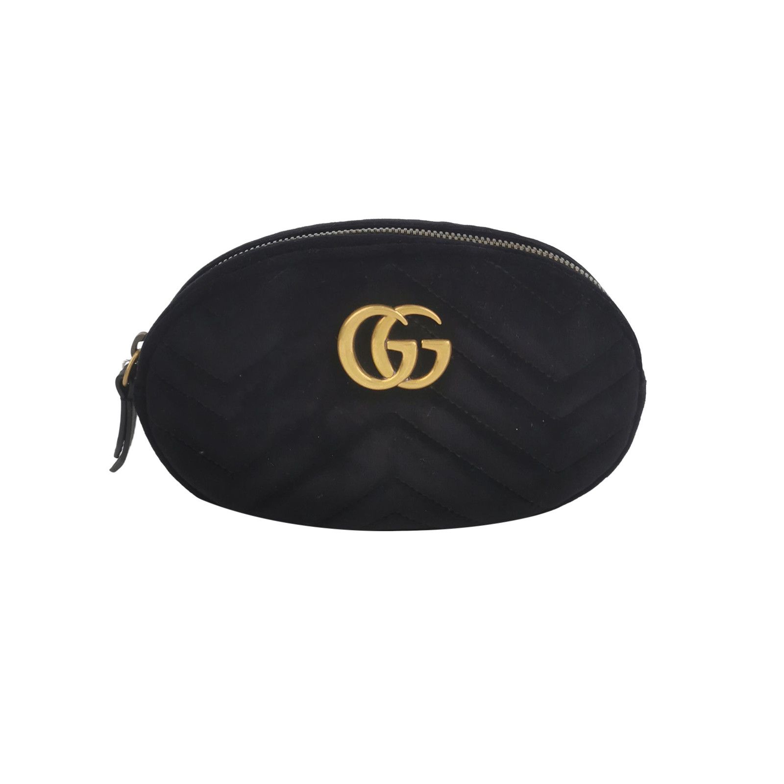 Gucci Gucci GG Marmont Velvet Belt Bag Size 95 Size ONE SIZE - 1 Thumbnail