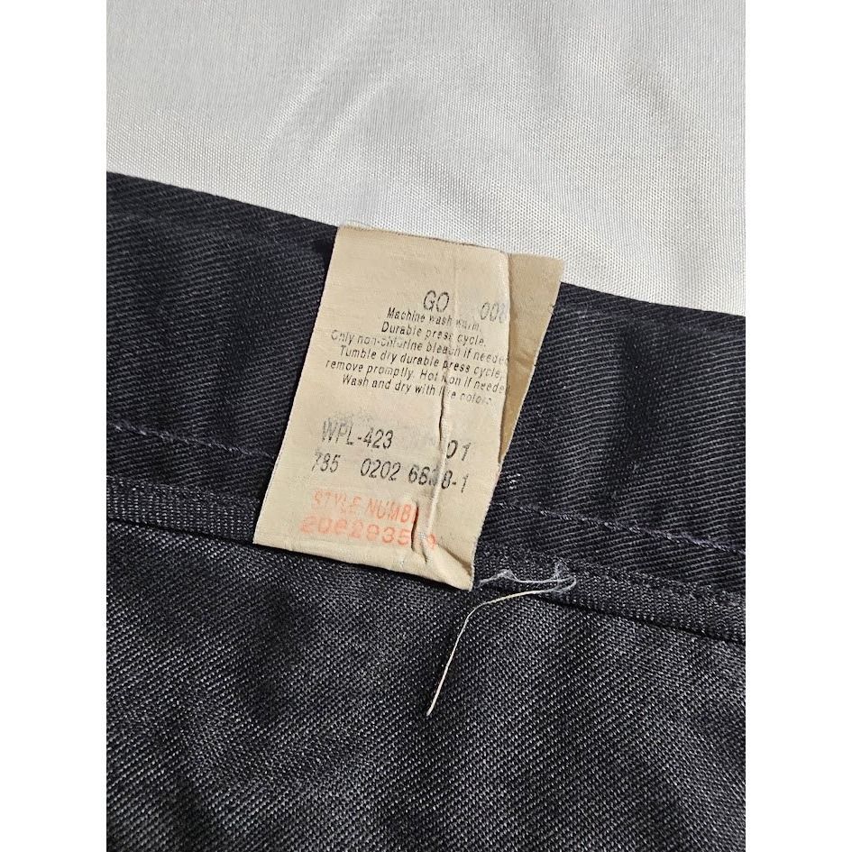 Dockers Dockers Recode Mens Black Pleated Chinos Straight Leg Size US 34 / EU 50 - 9 Thumbnail