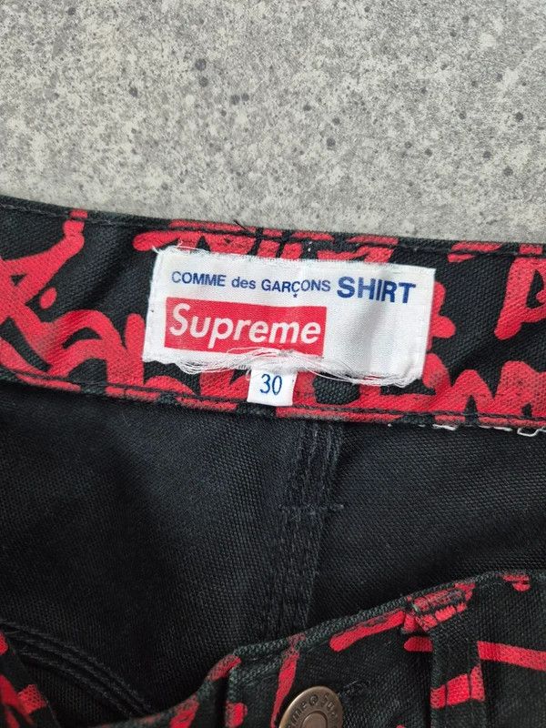 Supreme Supreme Comme Des Garçons Shirt Canvas Painter Pants Size 30 Size US 30 / EU 46 - 4 Thumbnail