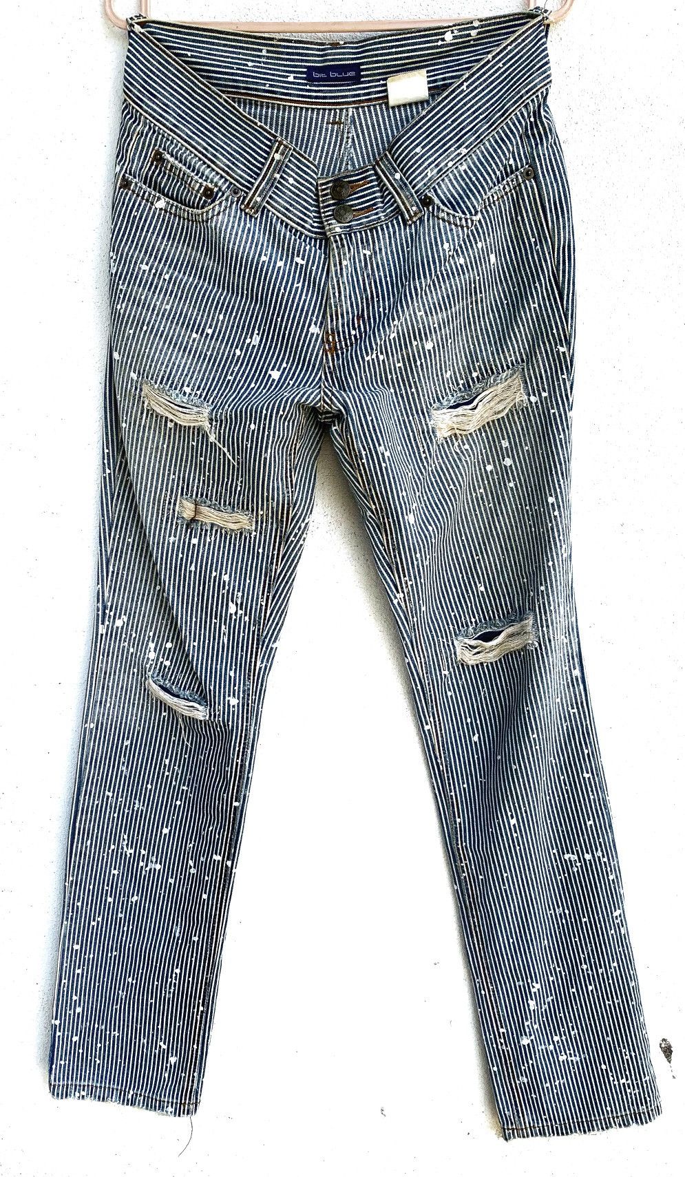 Vintage Distressed Hikori painter jeans Size 30" / US 8 / IT 44 - 2 Thumbnail