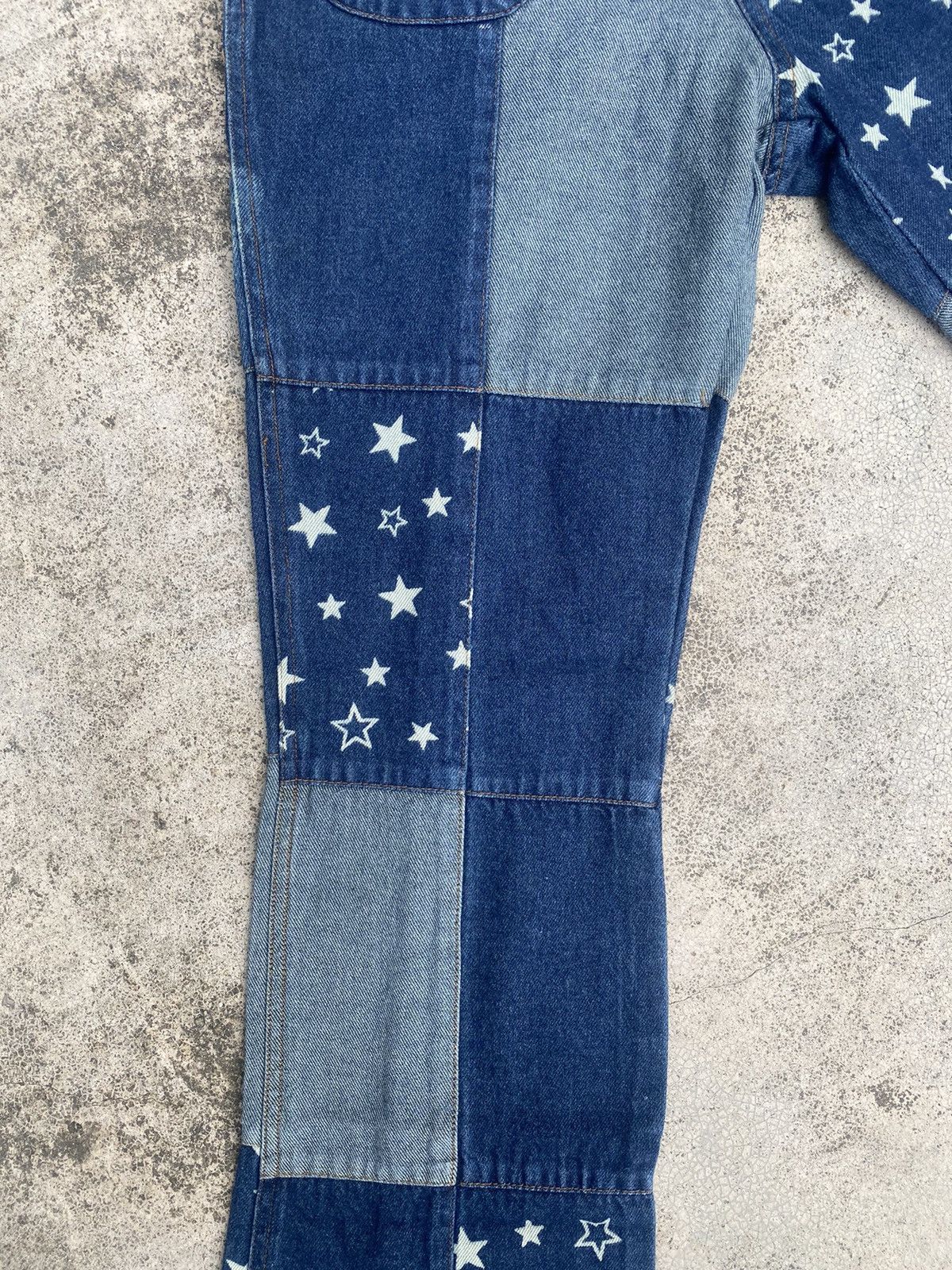 Hysteric Glamour × Japanese Brand Flare Jeans Chocolate Hagi Patchwork Bootcut Size 24 Size US 26 / EU 42 - 7 Thumbnail