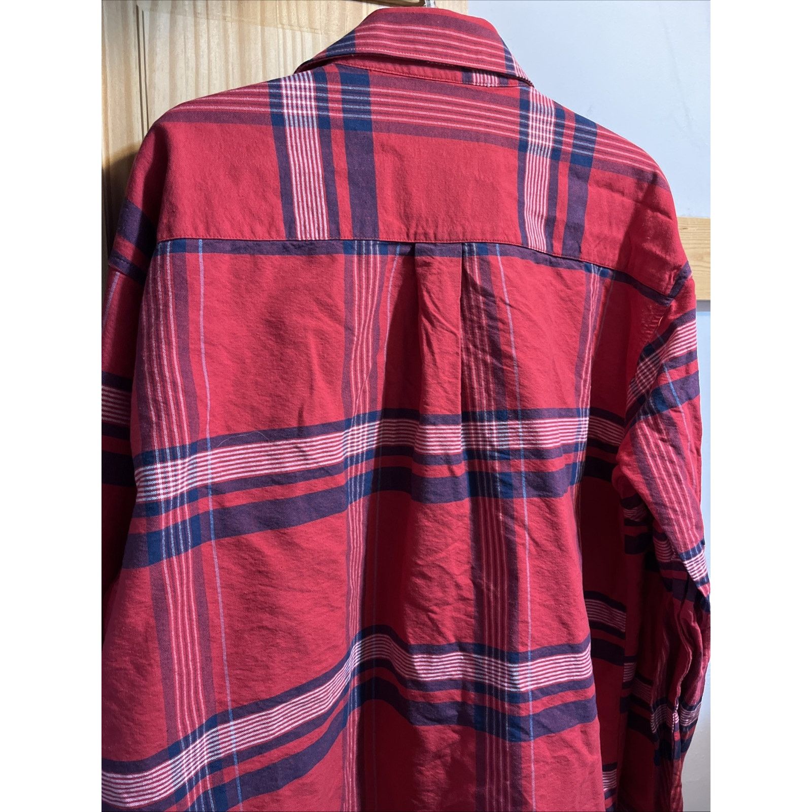 Wrangler Wrangle Vintage Twenty X Men’s XL Shirt Red Plaid LS Button Size US XL / EU 56 / 4 - 11 Thumbnail