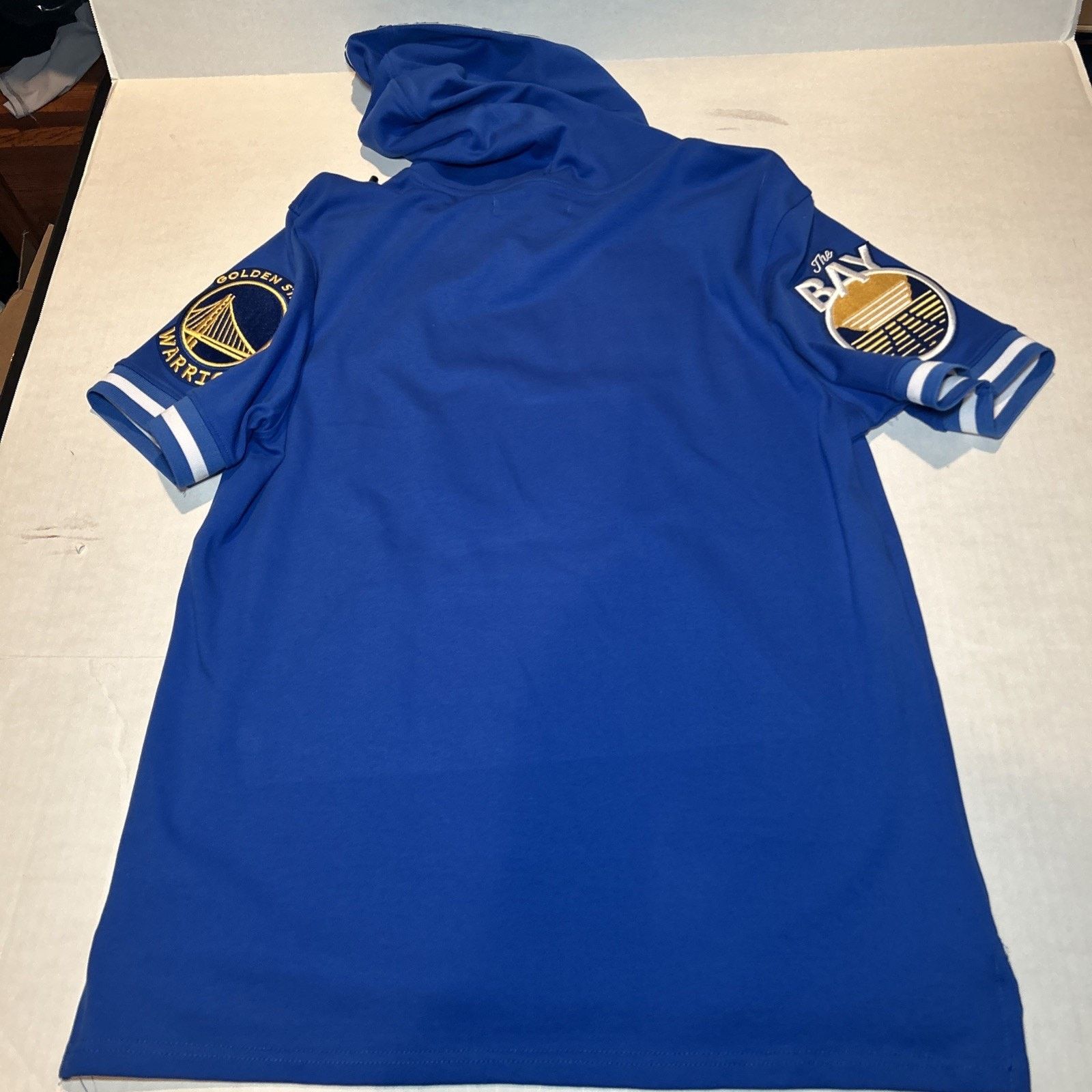 Pro Standard Steph Curry Warriors #30 Hoodie NBA Short Sleeve - L Size US L / EU 52-54 / 3 - 3 Thumbnail