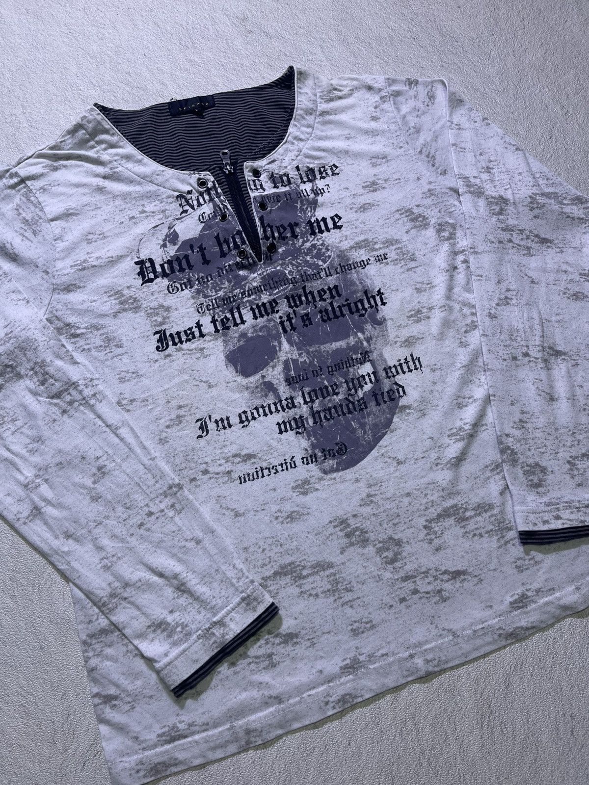 Japanese Brand Y2K SPINASH long sleeve tshirt punk style Size US M / EU 48-50 / 2 - 2 Thumbnail