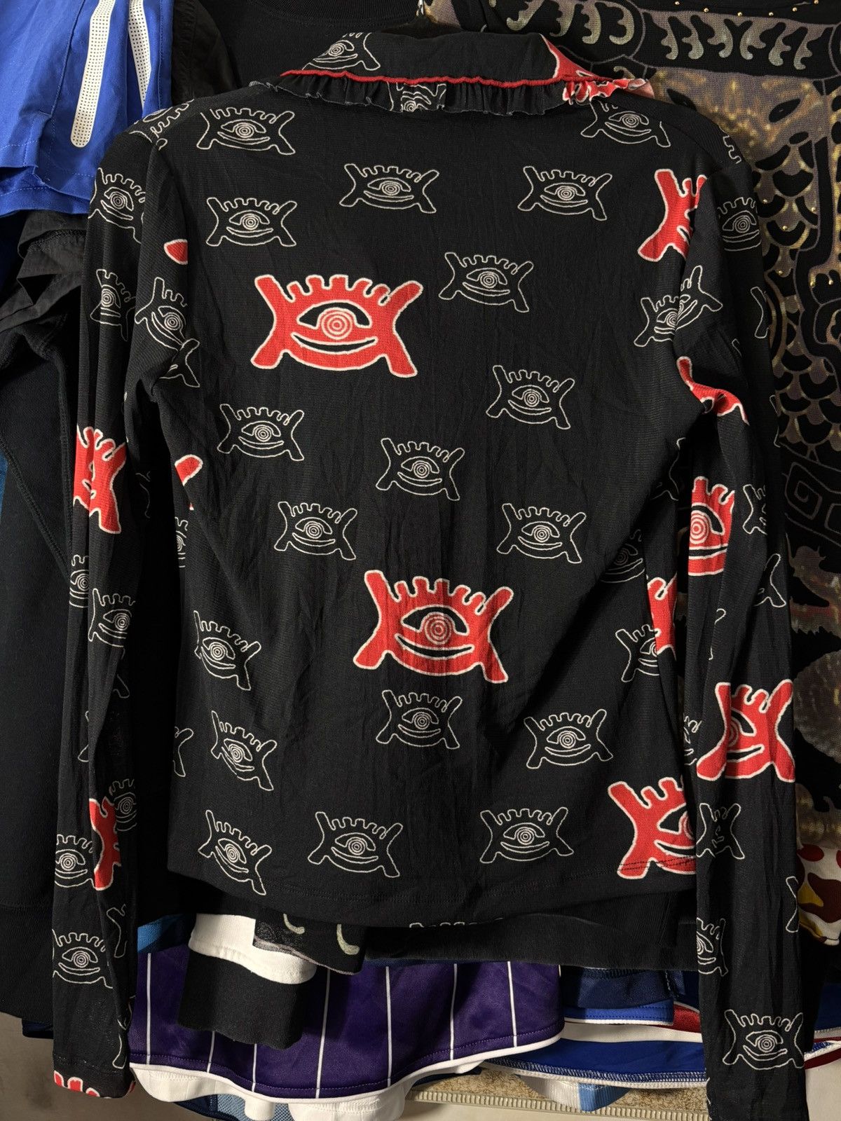 Vivienne Tam Vivienne Tam Eye Universe Mesh Long Sleeve Size XS / US 0-2 / IT 36-38 - 6 Thumbnail