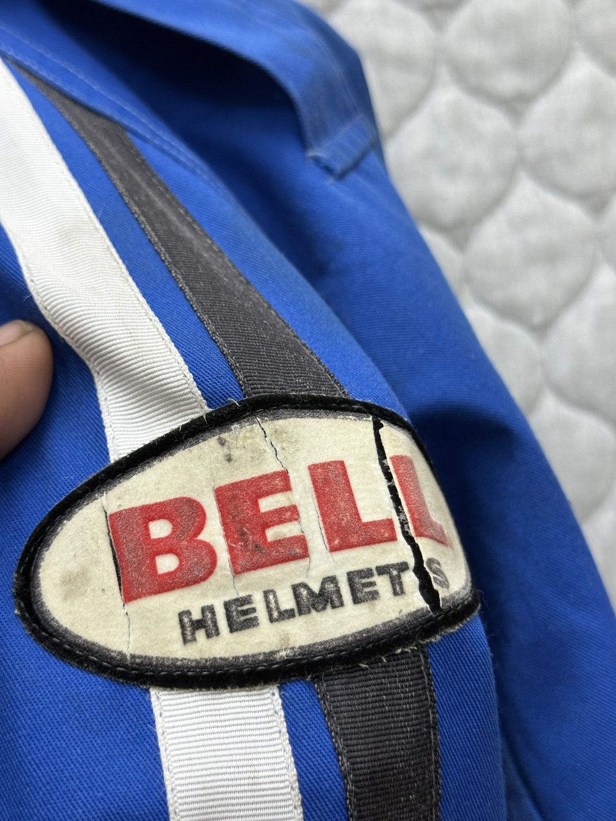 Sports Specialties 🔥🔥🔥ARCHIVE VINTAGE BELL HELMETS COVERALL Size US 33 - 6 Thumbnail