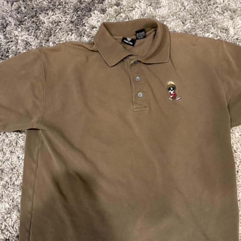 Warner Bros Vintage Looney Tunes Polo Size US M / EU 48-50 / 2 - 1 Thumbnail
