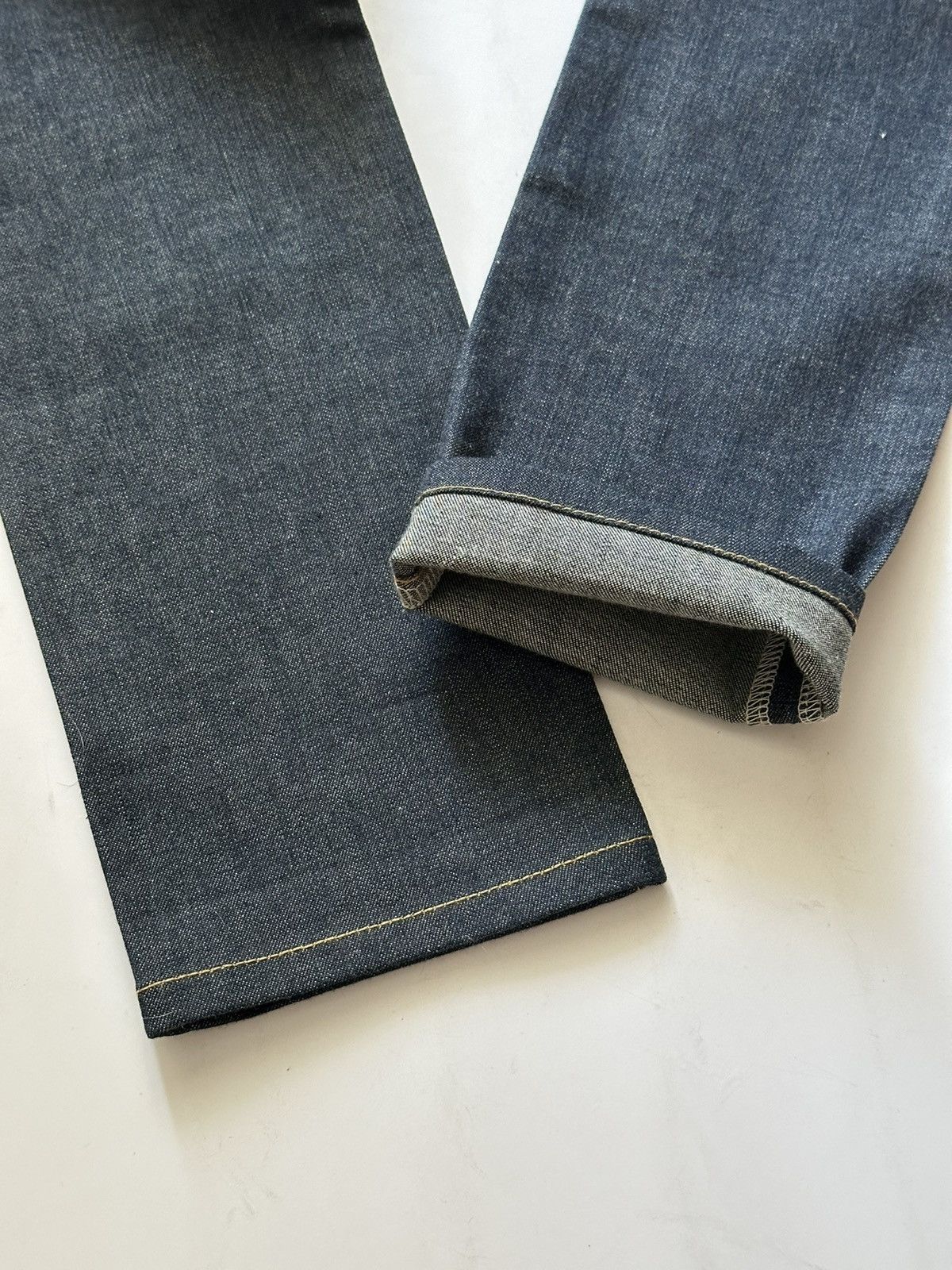 Saint Laurent Paris SAINT LAURENT Hedi Slimane SS 2013 D01 Raw Blue Denim Jeans Size US 28 / EU 44 - 16 Thumbnail