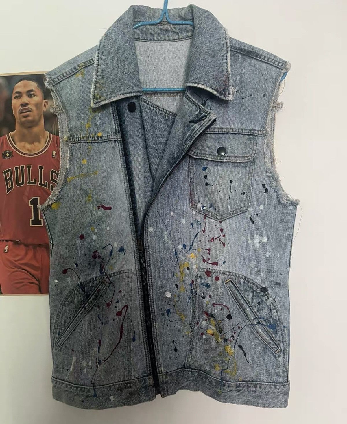 Number (N)ine Number (N)ine Spring/Summer 2006 Splatter-Wash Denim Jacket Size US M / EU 48-50 / 2 - 1 Thumbnail