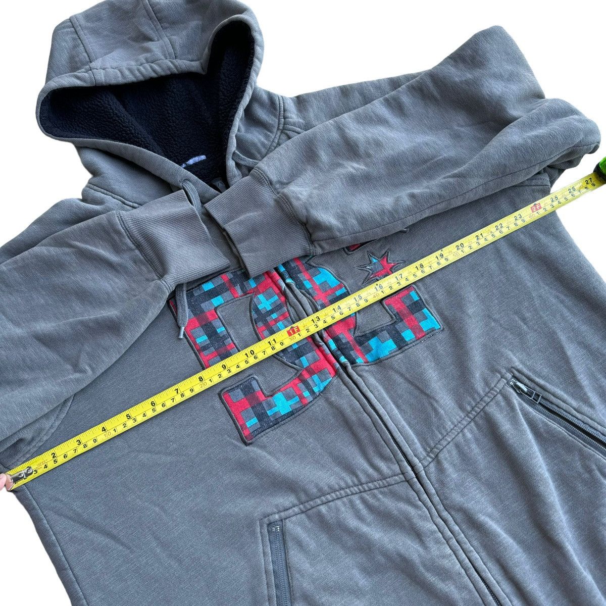 DC × Southpole × Vintage DC SKATEBOARDS Y2K SHERPA LINED VINTAGE ZIPPED FLEECE HOODIE Size US L / EU 52-54 / 3 - 9 Thumbnail