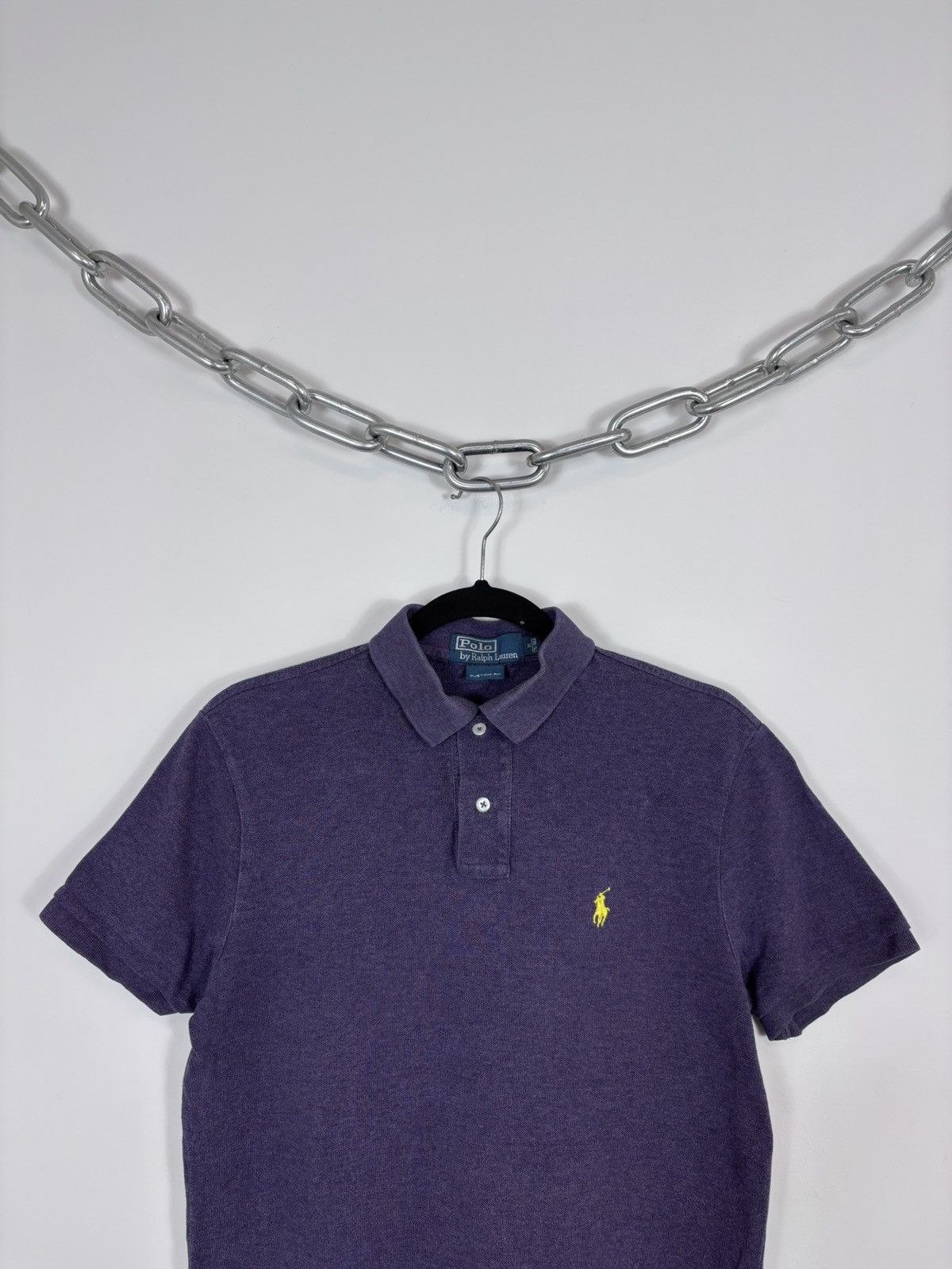 Polo Ralph Lauren Polo Ralph Lauren Men’s Custom Fit Purple Polo Shirt Size US M / EU 48-50 / 2 - 2 Thumbnail