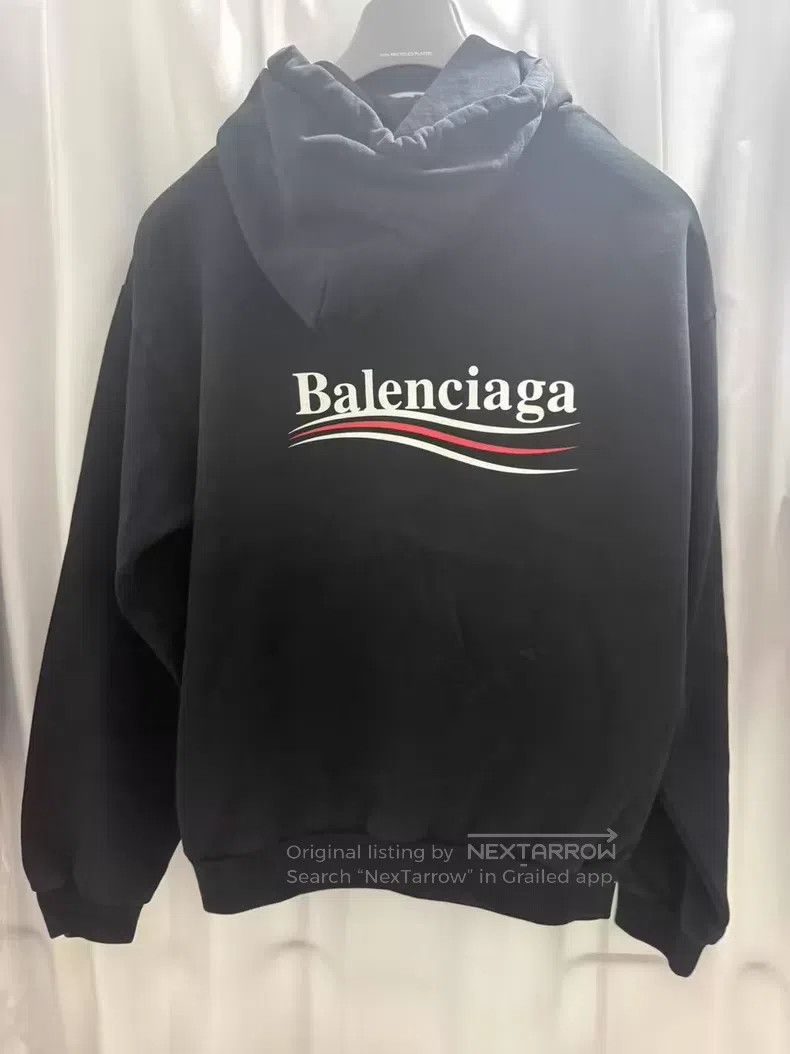 Balenciaga Balenciaga Black Coke Printed Hoodie Size US L / EU 52-54 / 3 - 2 Thumbnail