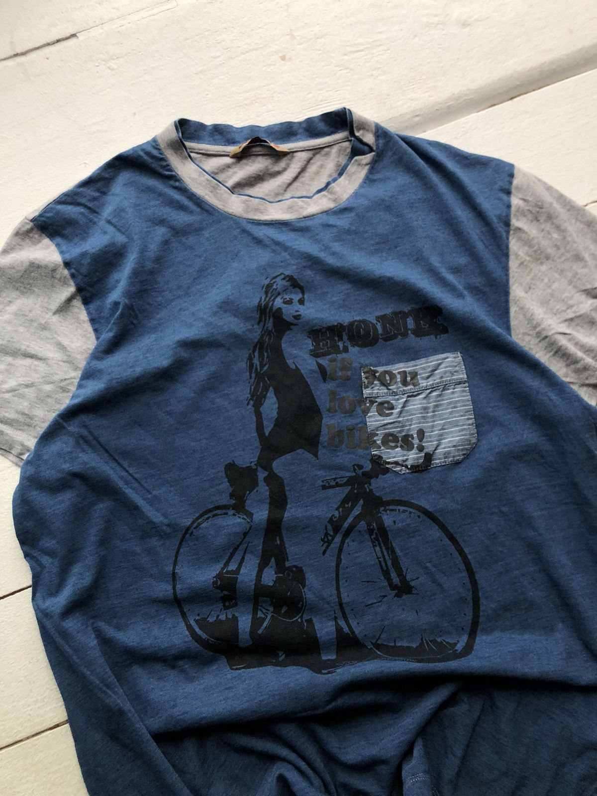 Vintage Vintage Honk Is You Love Bikes Sexy Girls Size US M / EU 48-50 / 2 - 2 Thumbnail