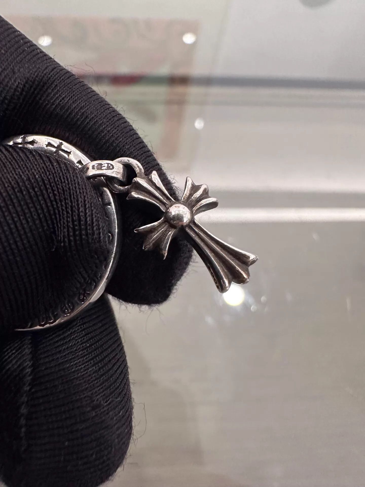 Chrome Hearts Chrome Hearts NTFL Babyfat Cross 925S US7 Ring New Size ONE SIZE - 3 Thumbnail