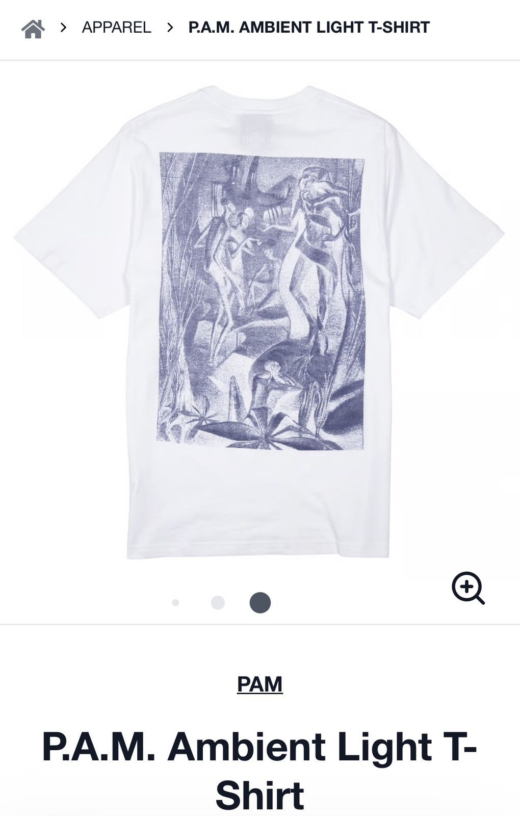 Perks And Mini ‼️RARE‼️P.A.M AMBIENT LIGHT TSHIRT TEE🔥 Size US M / EU 48-50 / 2 - 19 Thumbnail