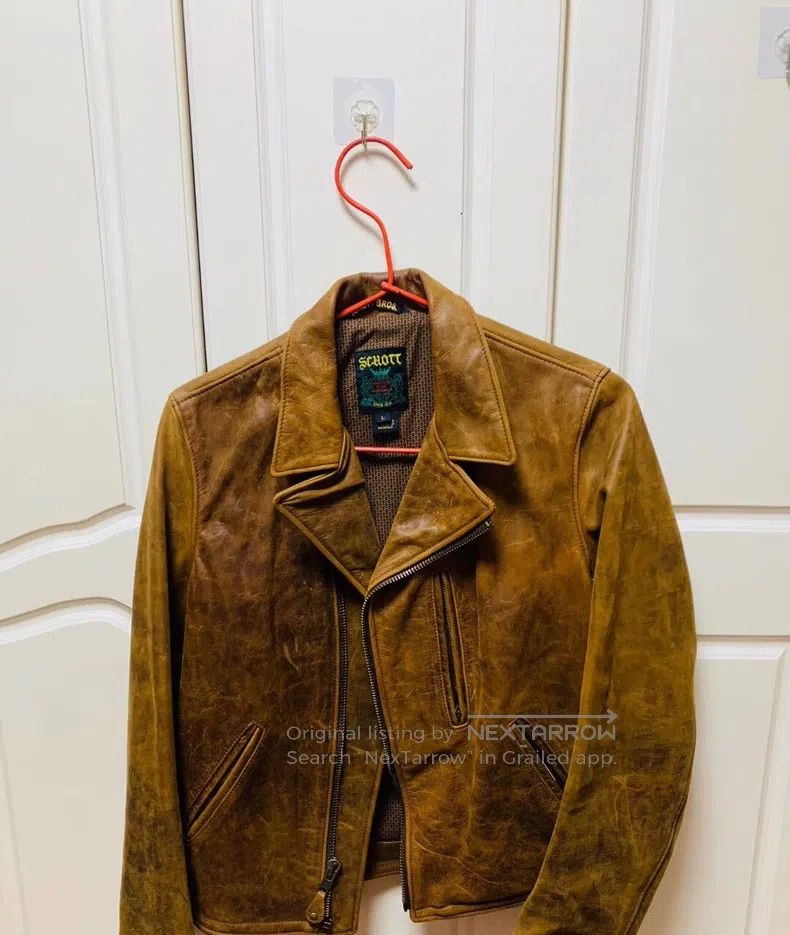 Schott Schott 508 Postman leather coat Size US L / EU 52-54 / 3 - 1 Thumbnail