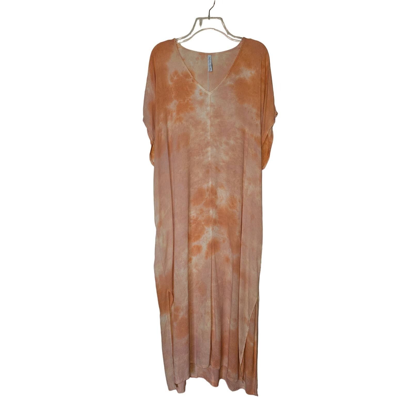 Rachel Pally New Rachel Pally Tie Dye Rae Dress Maxi Caftan $298 SMALL Size S / US 4 / IT 40 - 2 Thumbnail