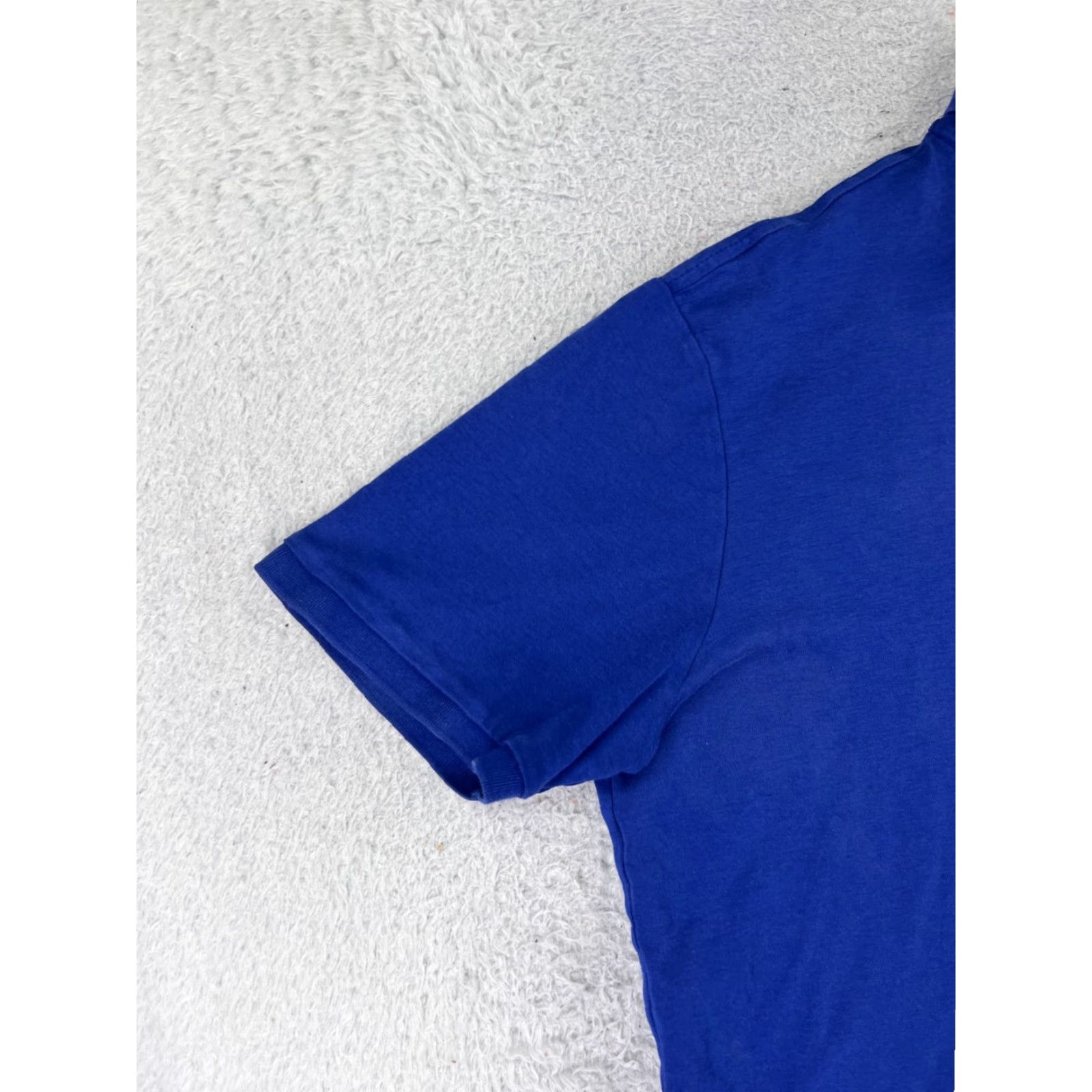 Ralph Lauren VINTAGE Ralph Lauren Polo Shirt Men L Blue Polo Short Sleeve 100% Cotton Jersey Slim Embroidered Logo Golf Pony Shirt Neck Collared Button Wind? Size US L / EU 52-54 / 3 - 6 Thumbnail