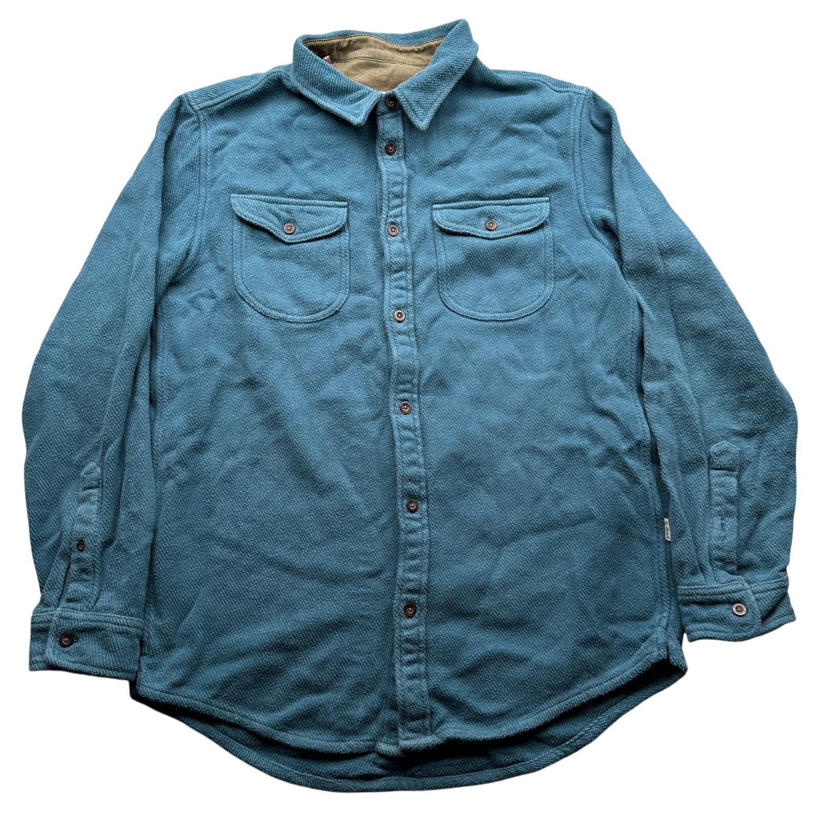 Other Fayettechill Local Dave Shacket Steel Men Large Flannel Blue Size US L / EU 52-54 / 3 - 1 Thumbnail