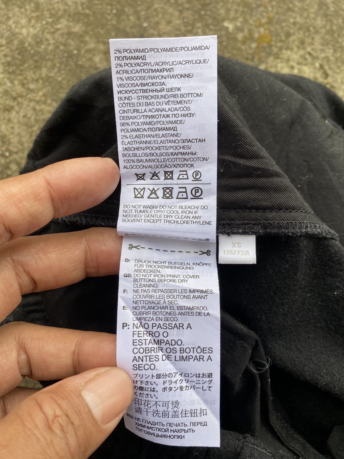 Yohji Yamamoto Waist 28” to 32” Yohji Yamamoto Y-3 Size US 32 / EU 48 - 9 Thumbnail